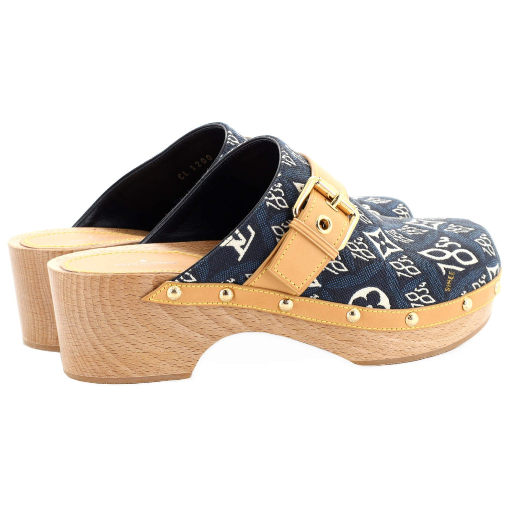 Women's Cottage Clog Mules Limited Edition Since 1854 Monogram Jacquard and Leather