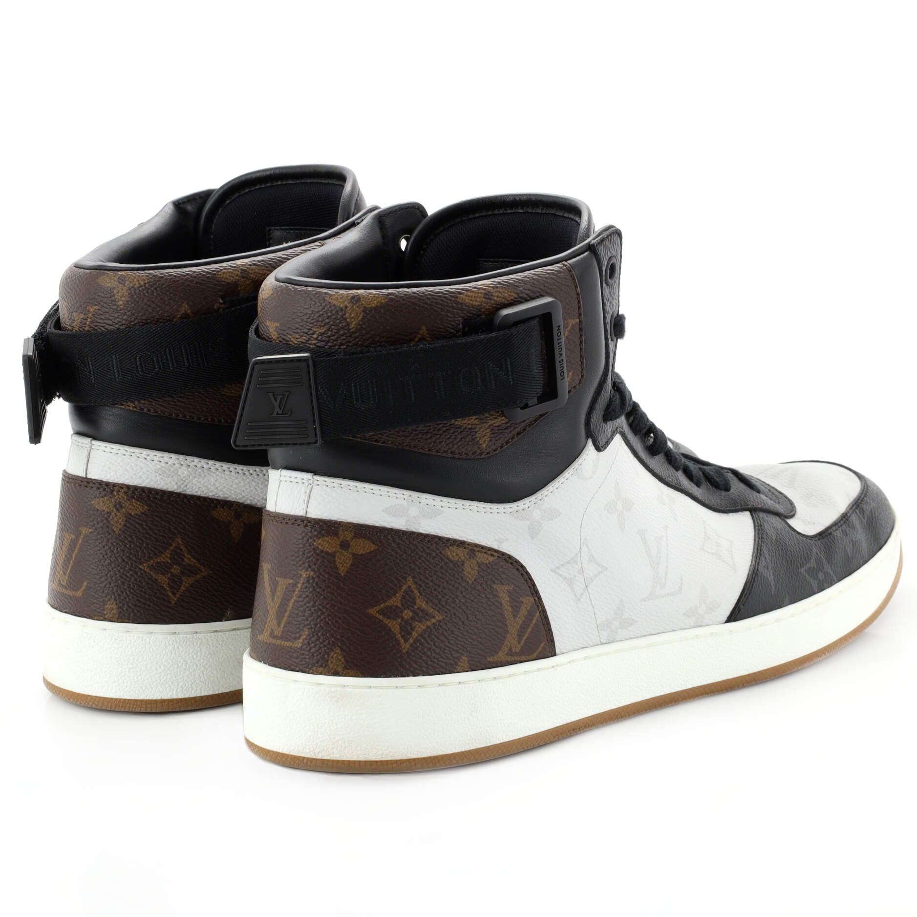 Men's Rivoli Sneaker Boots Monogram Canvas with Leather