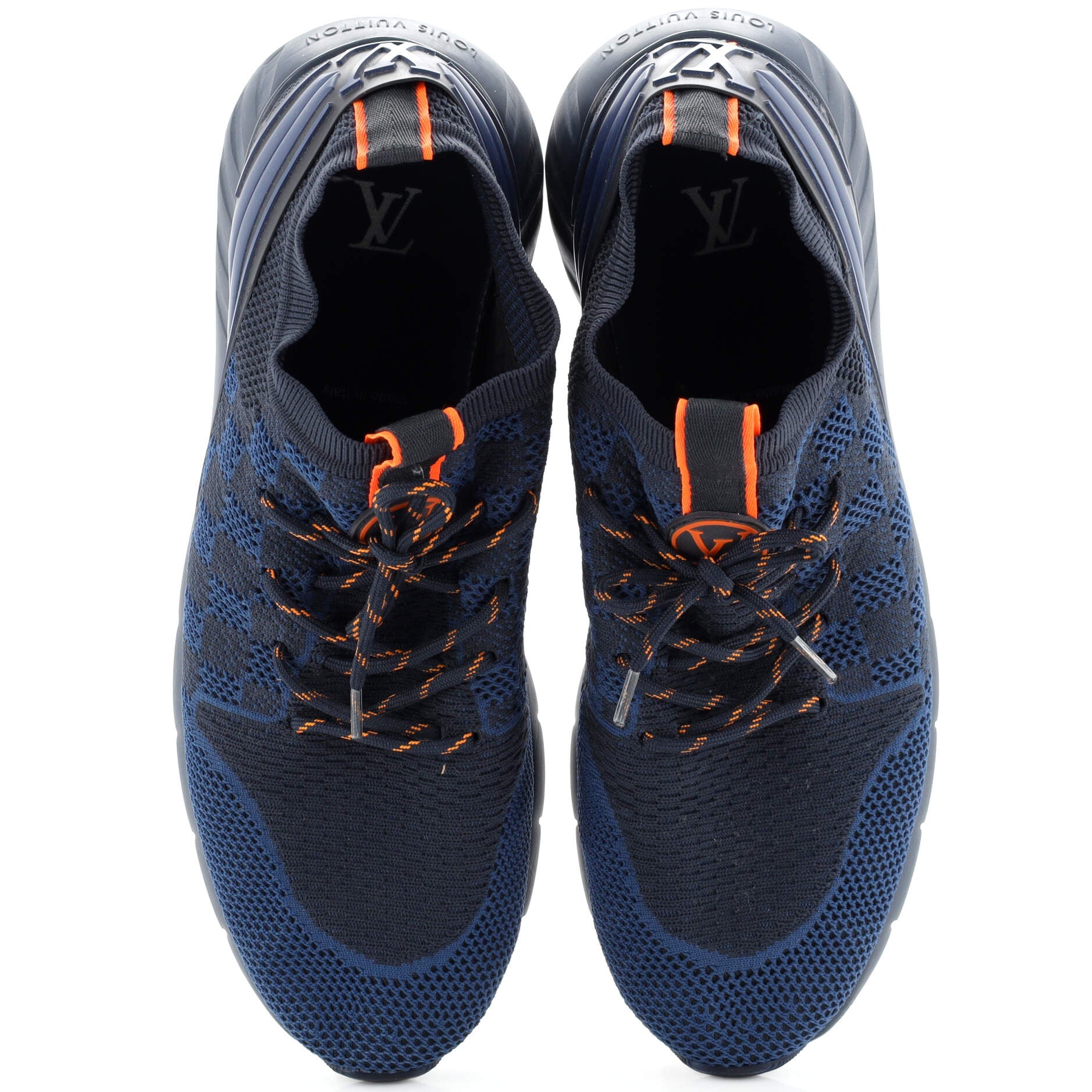 Men's Fastlane Sneakers Damier Knit with Rubber