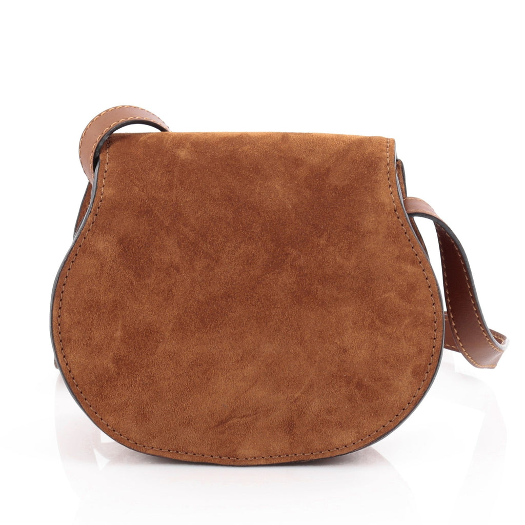 Marcie Crossbody Bag Whipstitch Suede Mini