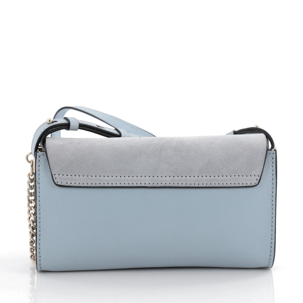 Faye Shoulder Bag Leather and Suede Mini