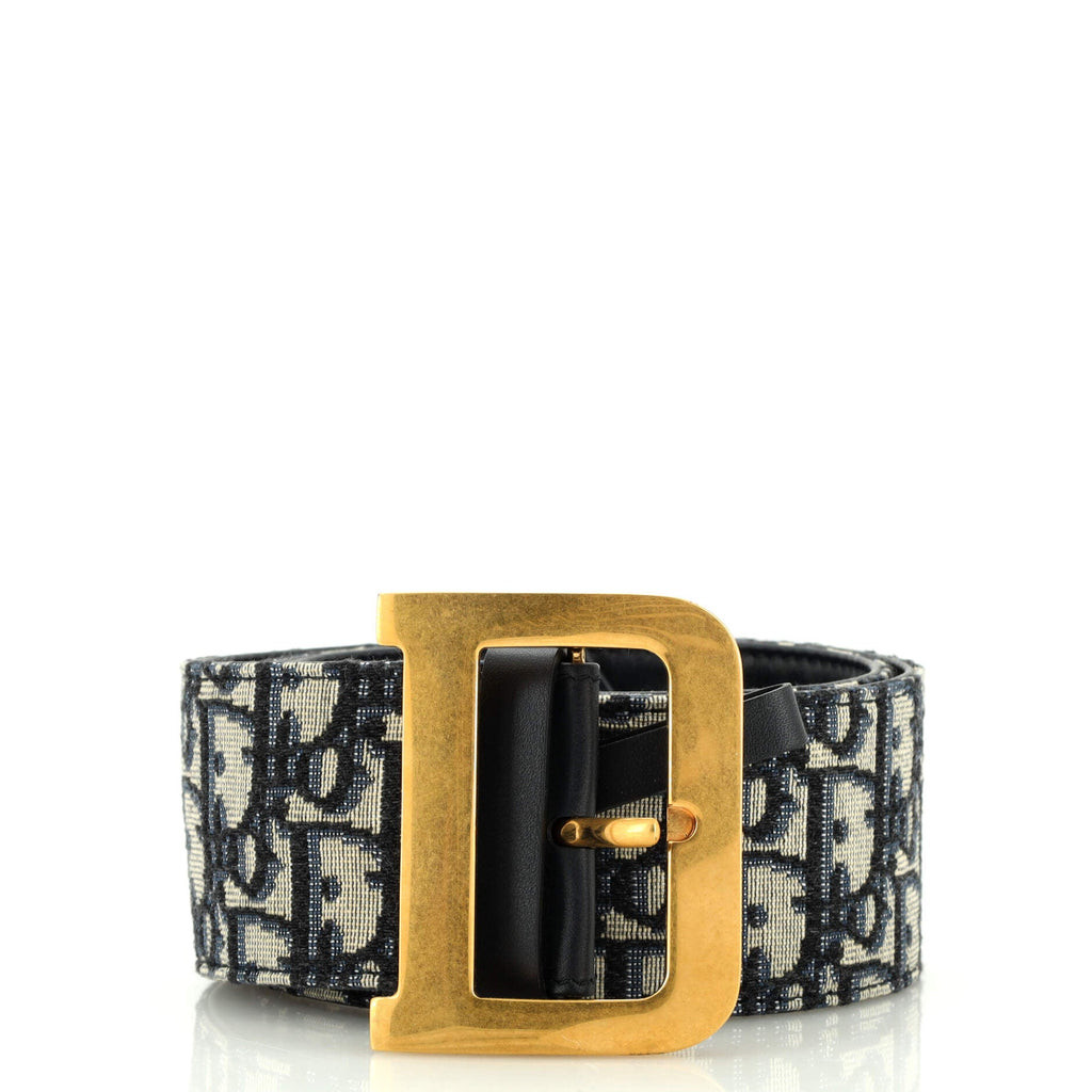 Diorquake Belt Oblique Canvas Extra Wide 90