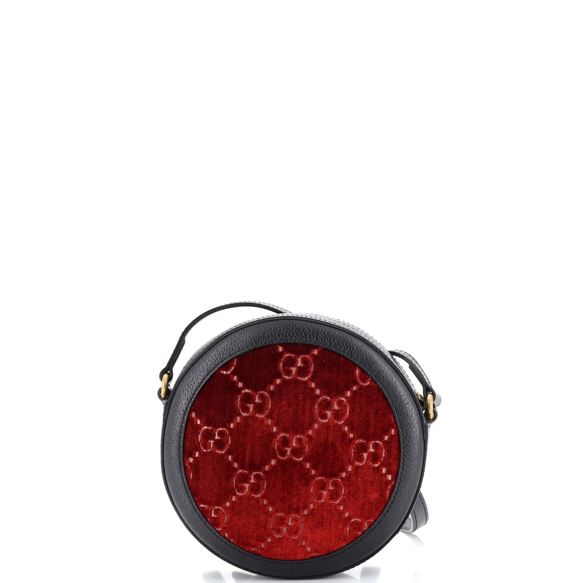 Ophidia Round Shoulder Bag GG Velvet Mini