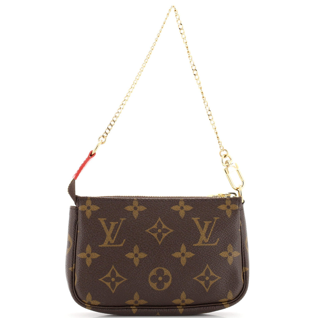 Pochette Accessoires Limited Edition Vivienne Xmas Monogram Canvas Mini