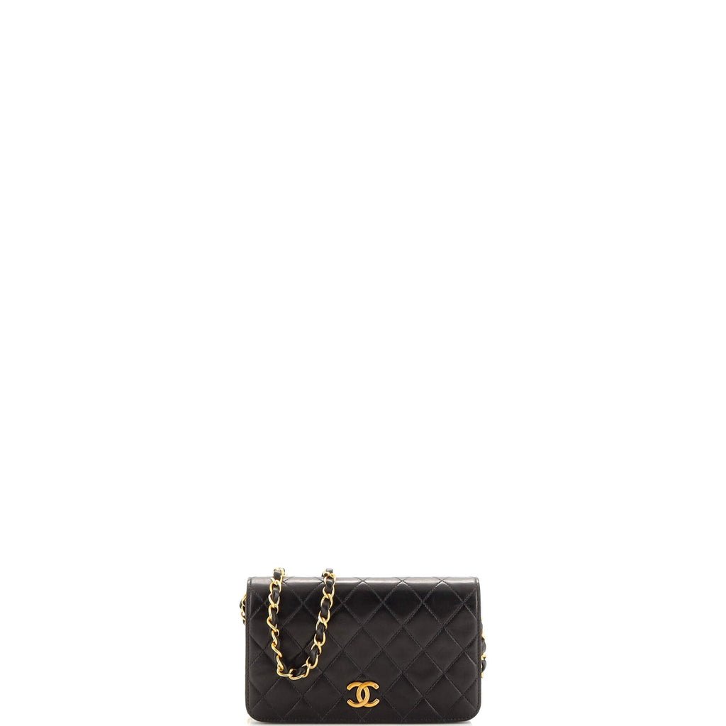 Vintage Full Flap Bag Quilted Lambskin Mini