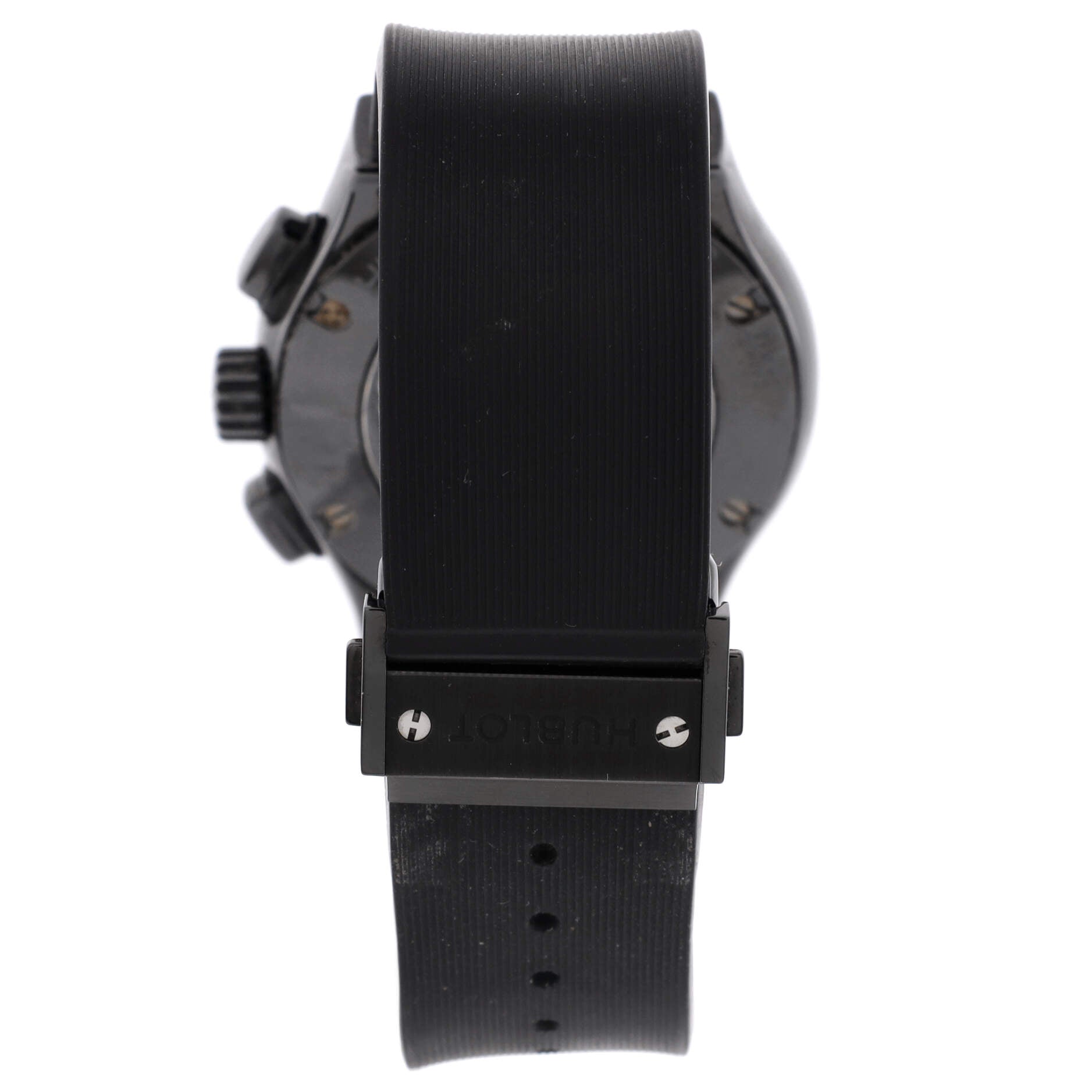 Classic Fusion Black Magic Chronograph Automatic Watch Ceramic and Rubber 45