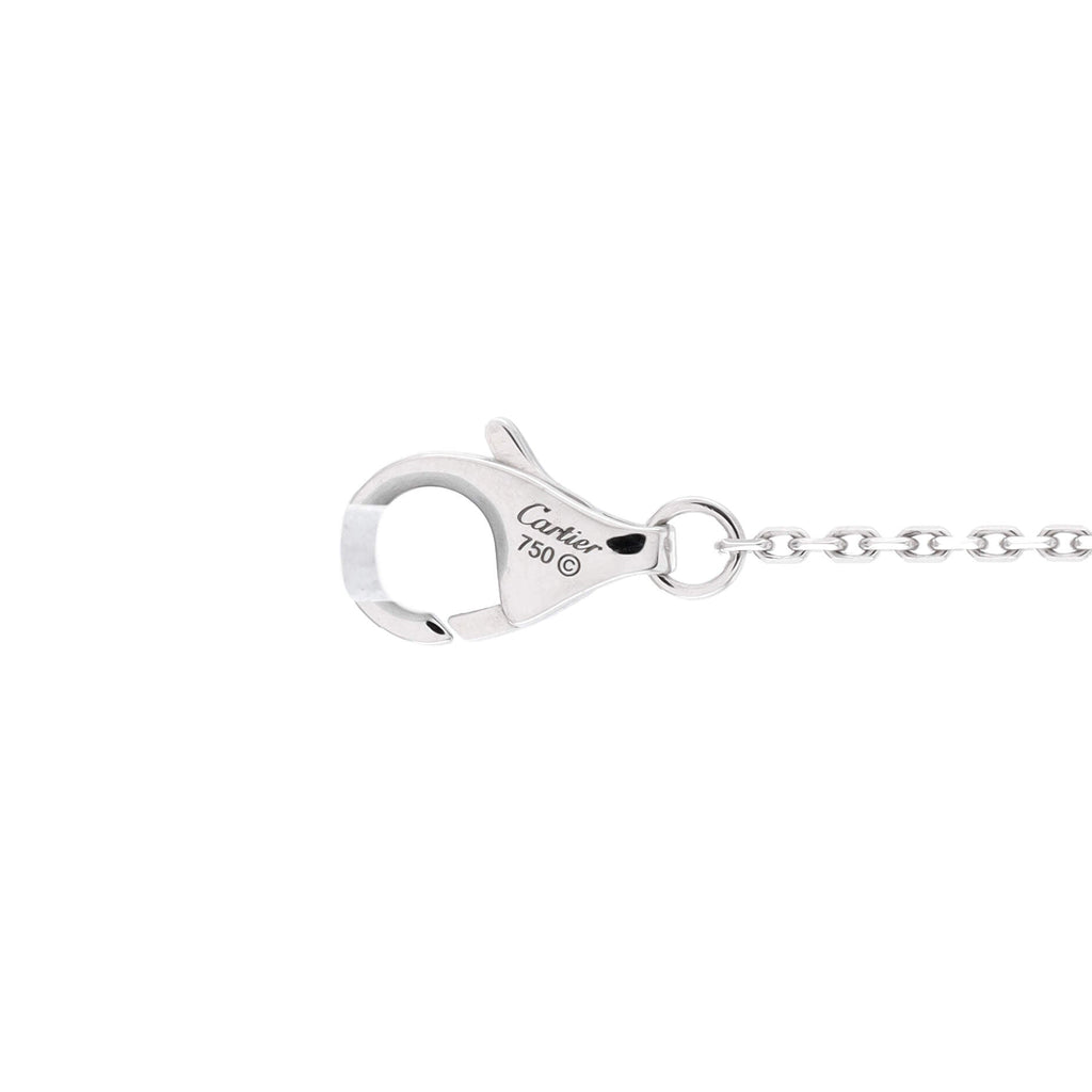 Cross Pendant Necklace 18K White Gold with Diamonds