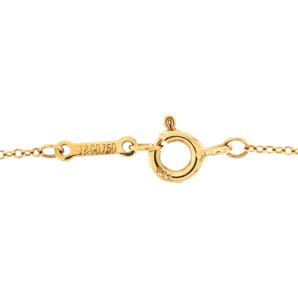 Double Loving Heart Necklace 18K Yellow Gold