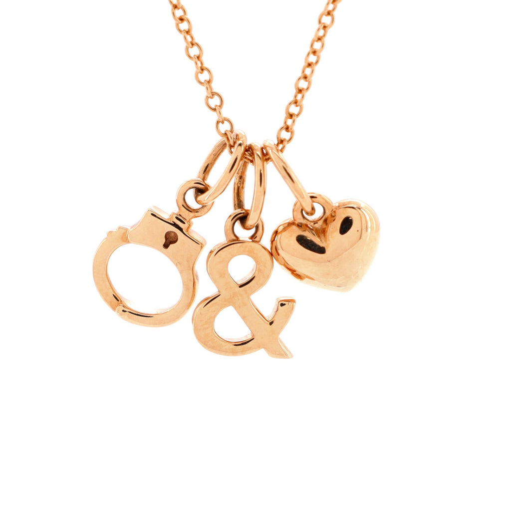 Naughty and Nice Pendant Necklace 18K Rose Gold