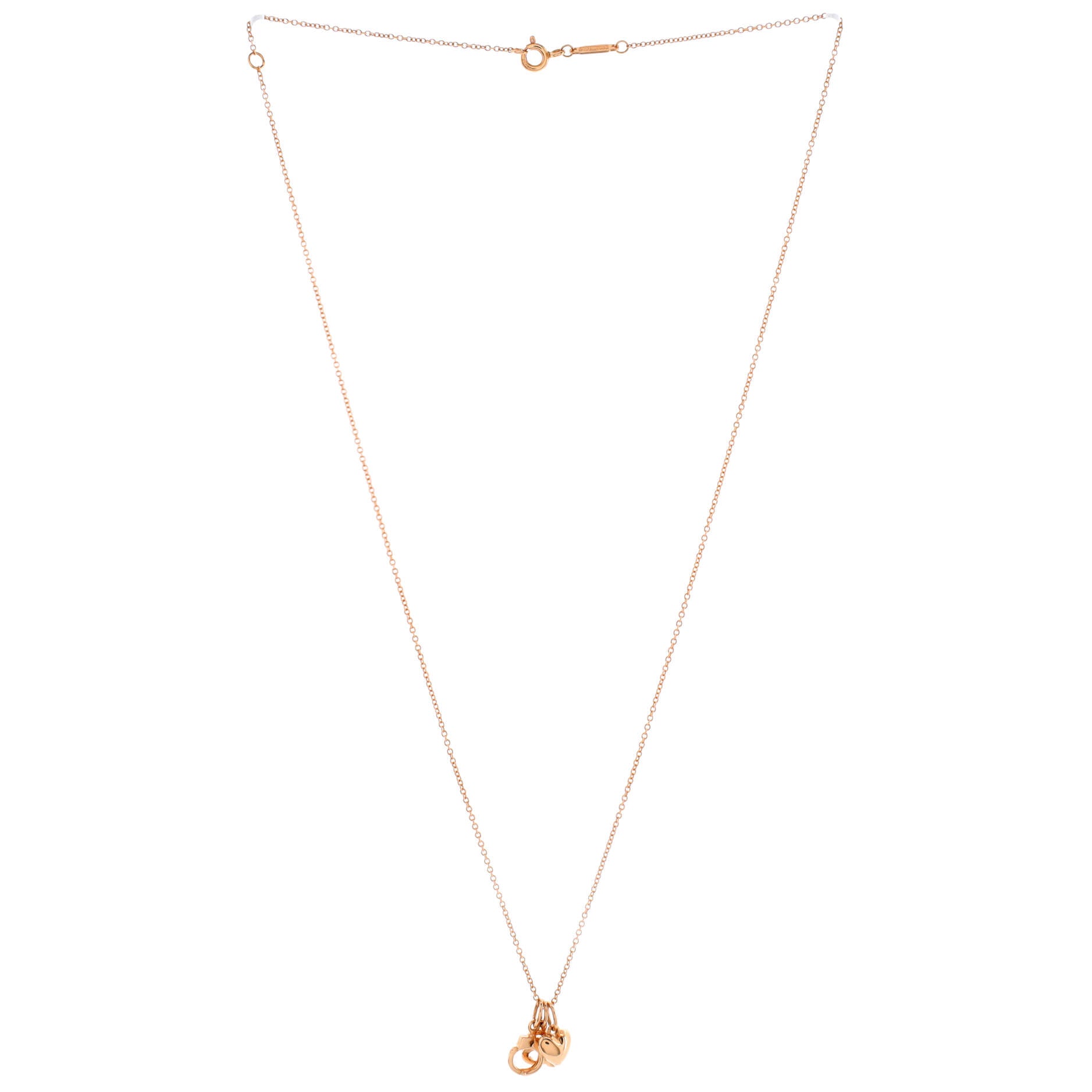 Naughty and Nice Pendant Necklace 18K Rose Gold