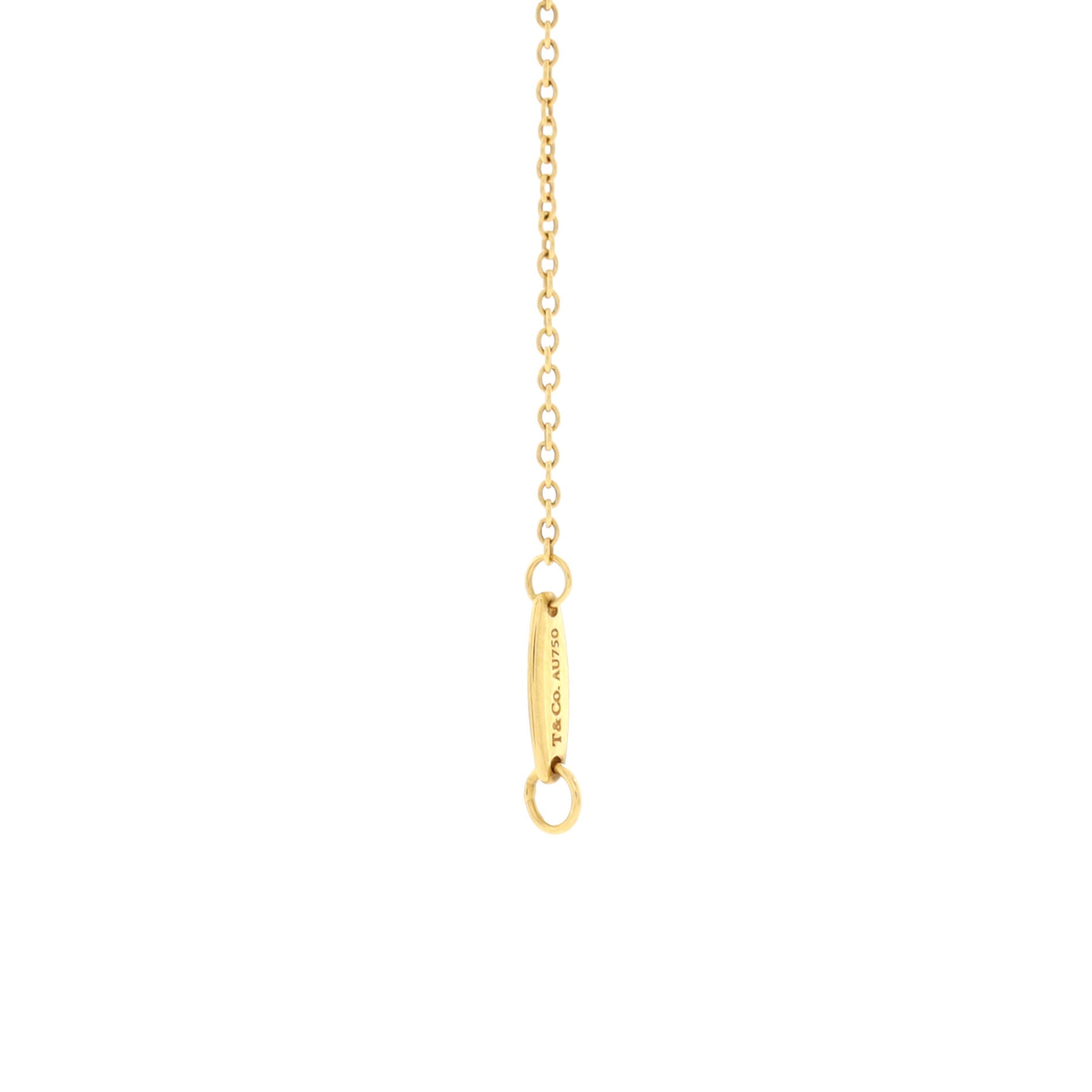 Elsa Peretti Diamonds by the Yard 3 Stone Bracelet 18K Yellow Gold with Diamonds