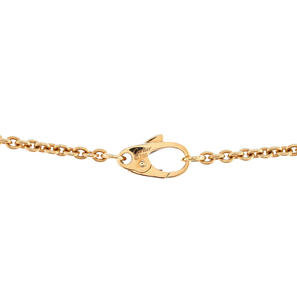 Baby Trinity Drop Pendant Necklace 18K Tricolor Gold