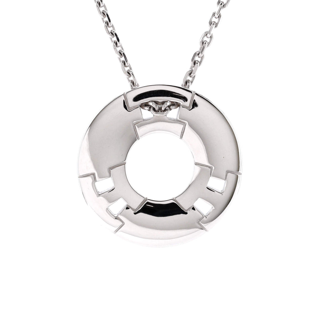 Hercules Pendant Necklace 18K White Gold