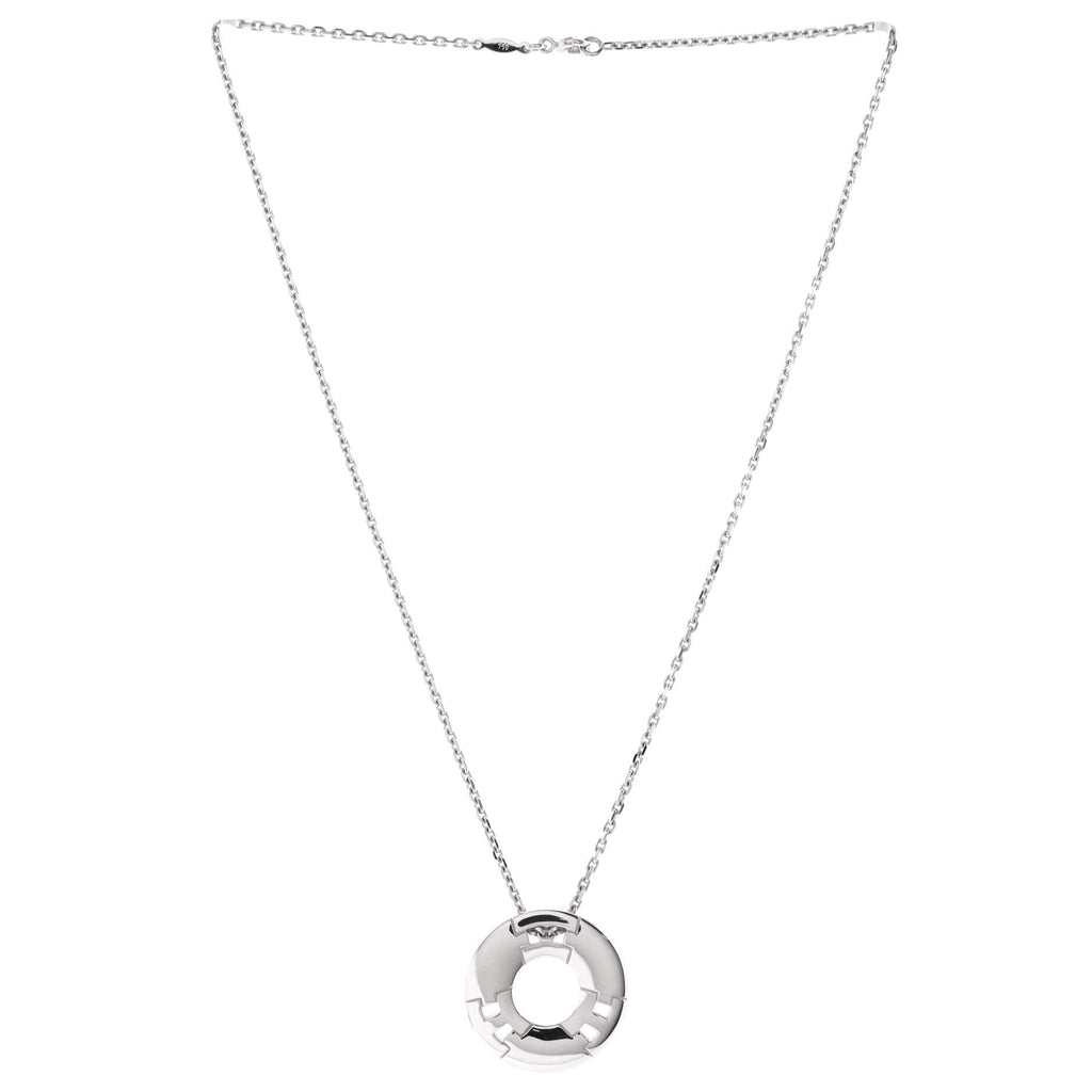 Hercules Pendant Necklace 18K White Gold