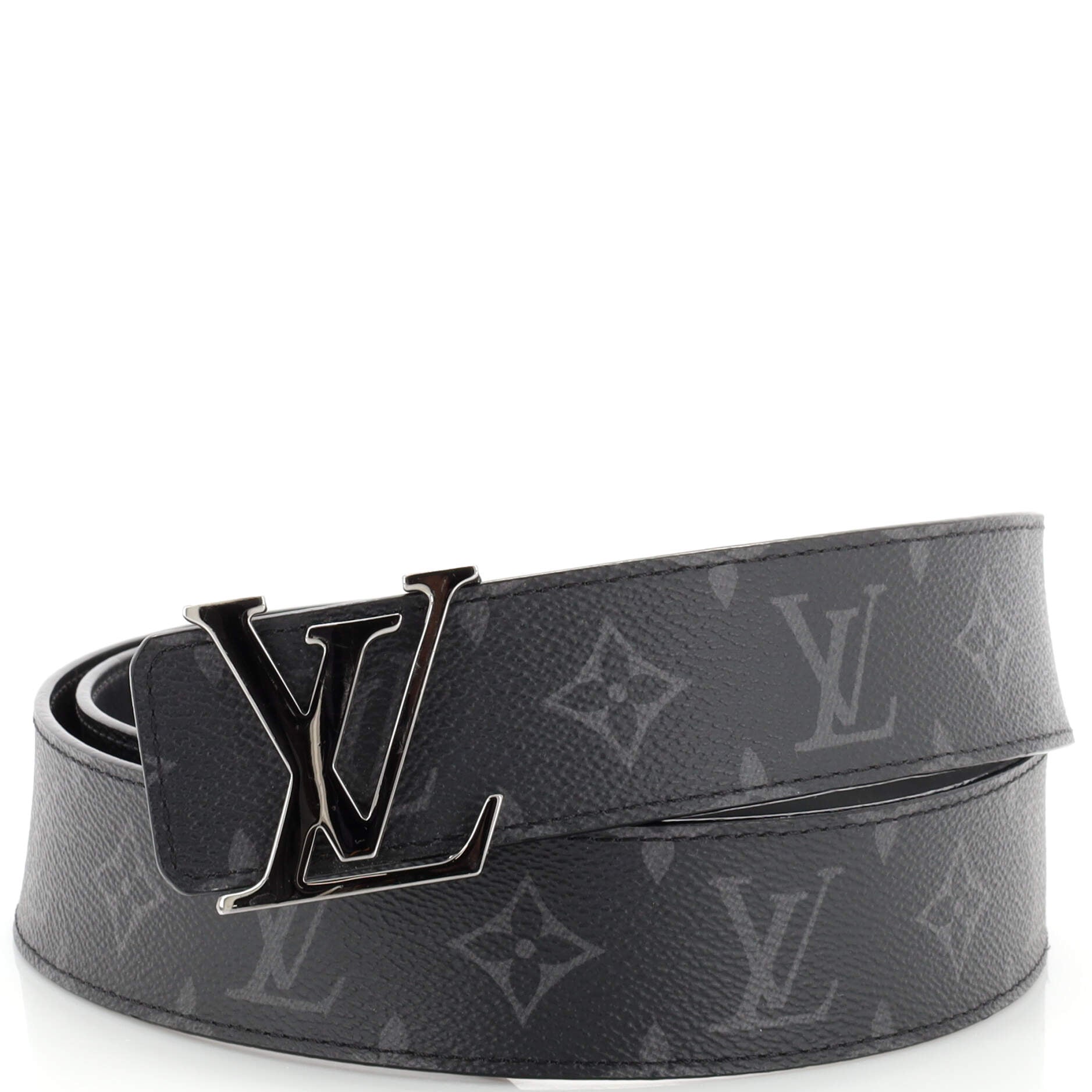 LV Initiales Reversible Belt Monogram Eclipse Canvas Wide 5