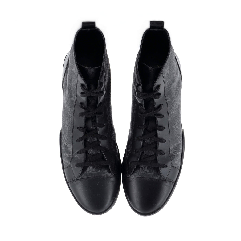 Men's Match Up High-Top Sneakers Monogram Eclipse Canvas