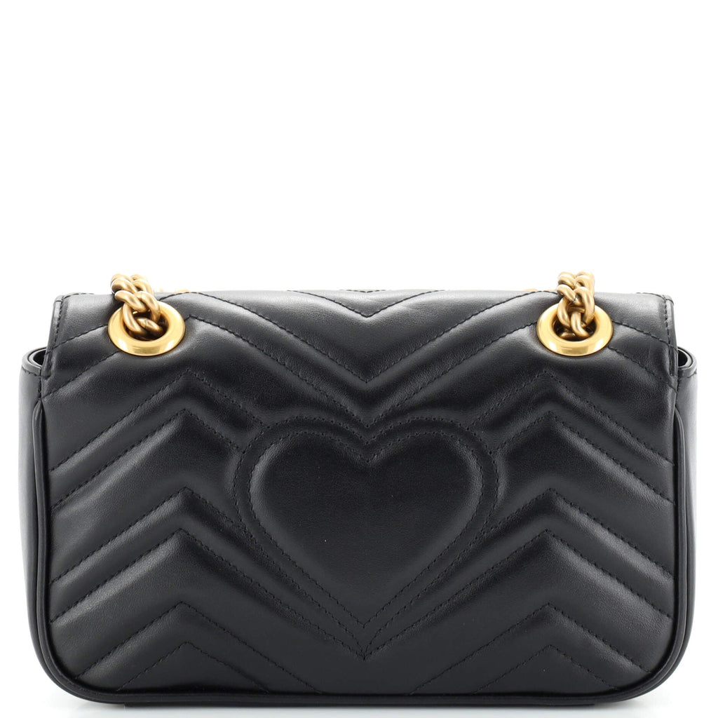 GG Marmont Flap Bag Matelasse Leather Mini