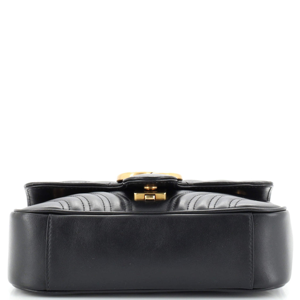 GG Marmont Flap Bag Matelasse Leather Mini