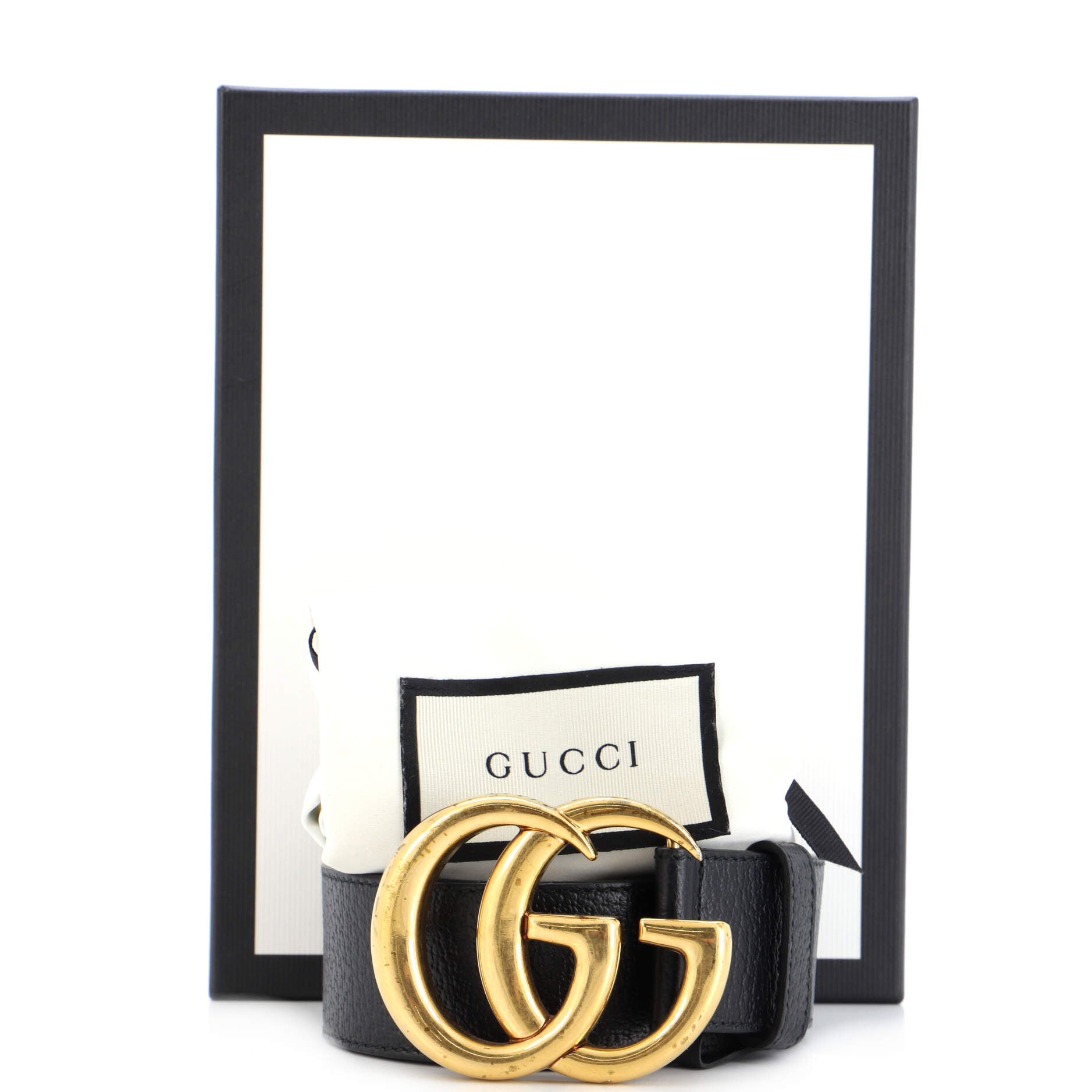 GG Marmont Belt Leather Wide 85