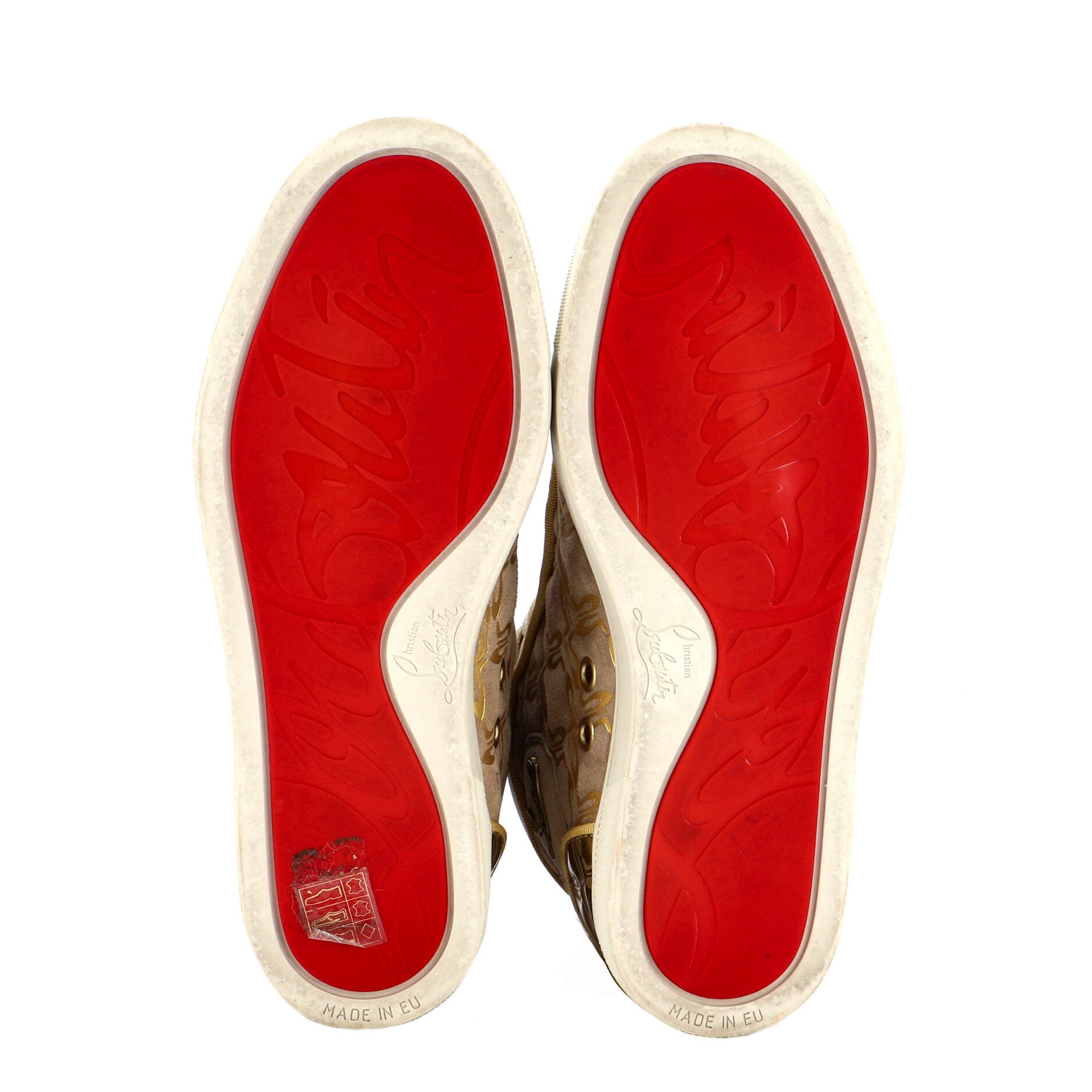 Women's Bip Bip Sneakers Embossed Leather and Suede