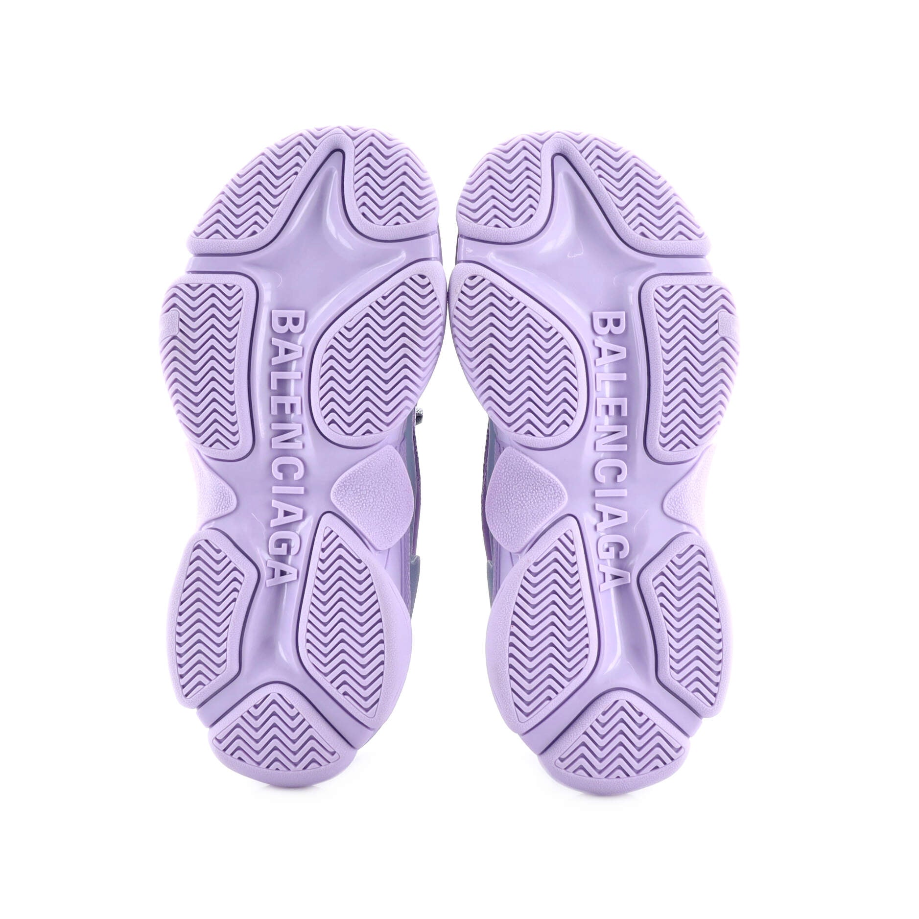 Women's Triple S Sneakers Fabric and Mesh with Faux Leather