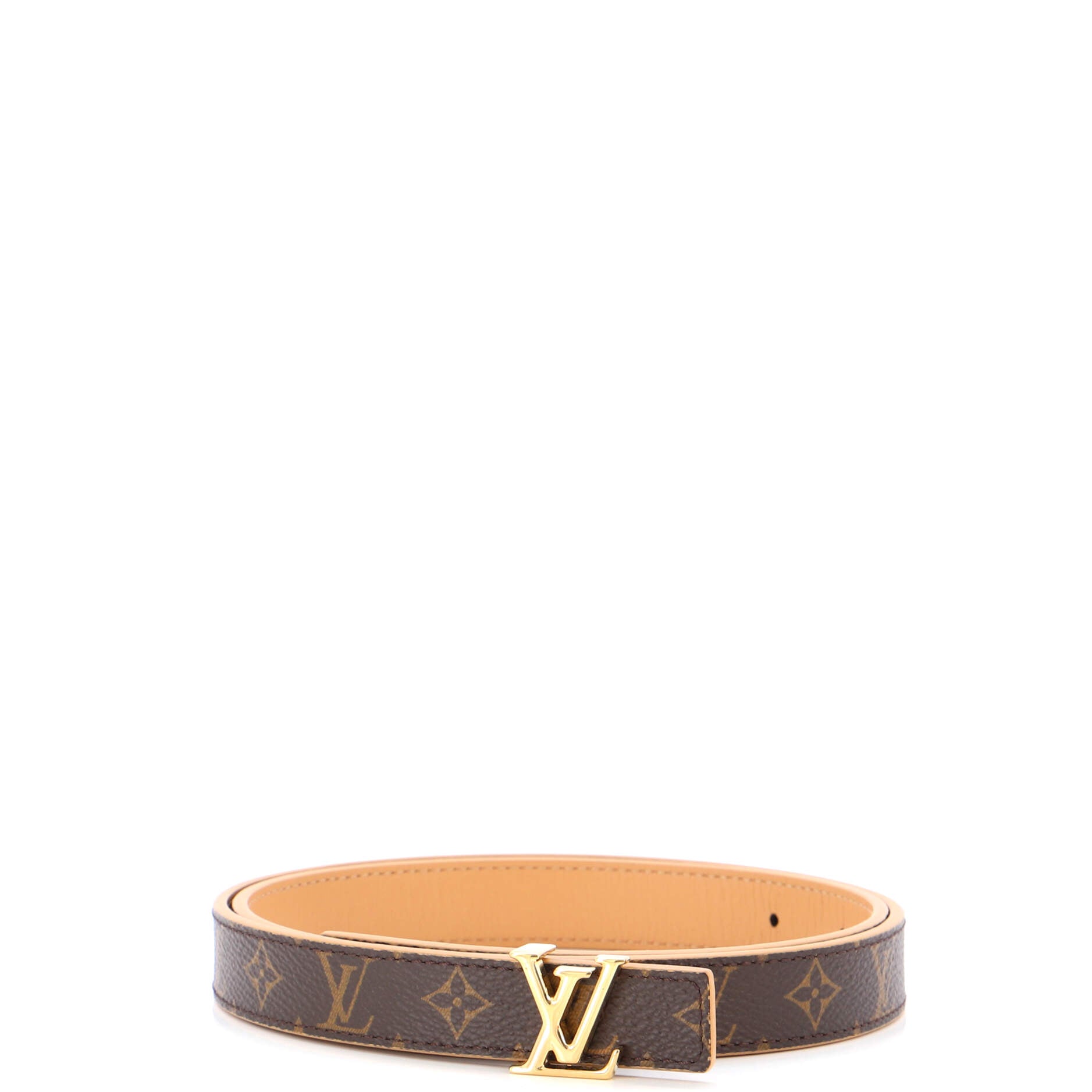 LV Initiales Reversible Belt Monogram Canvas and Leather Medium 75