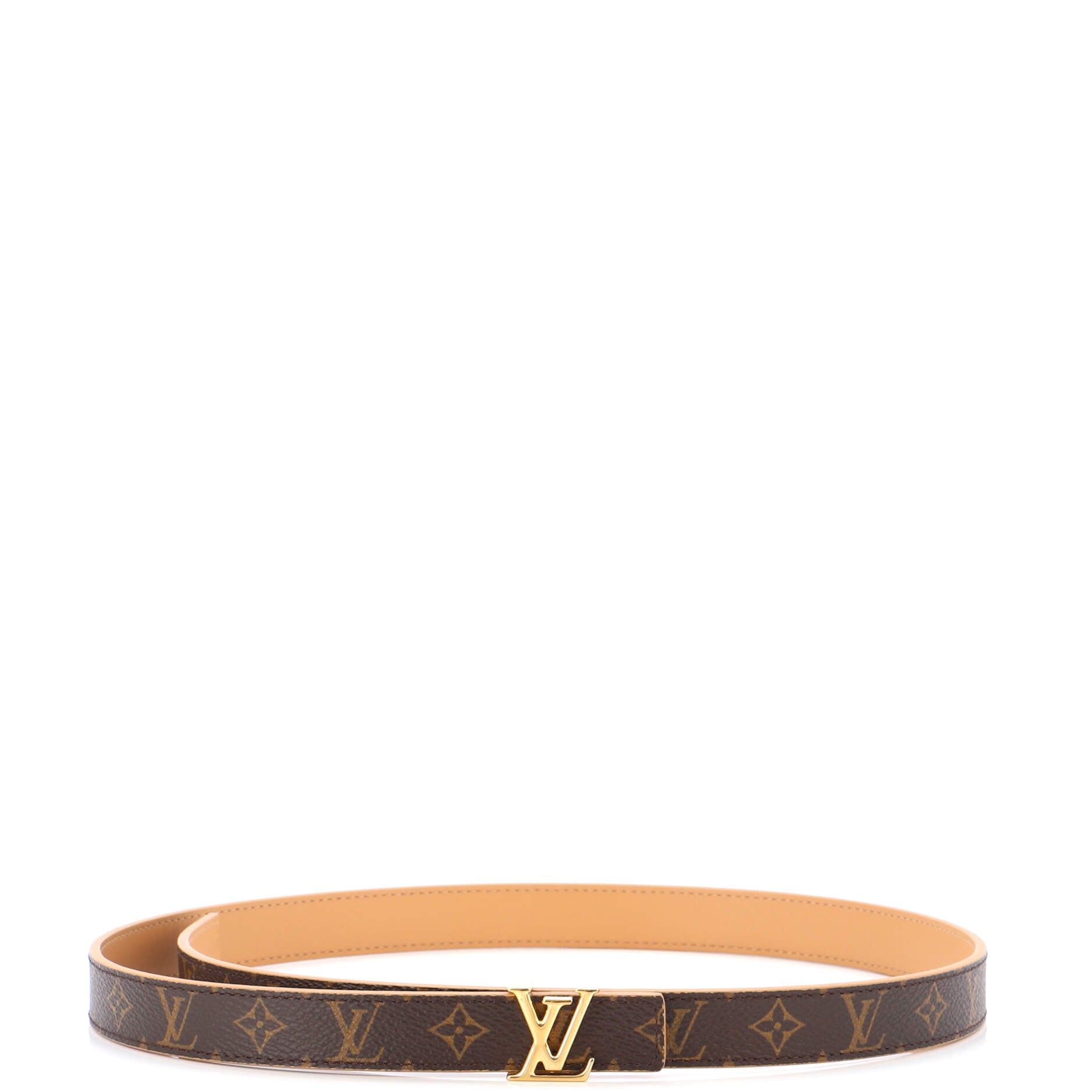 LV Initiales Reversible Belt Monogram Canvas and Leather Medium 75
