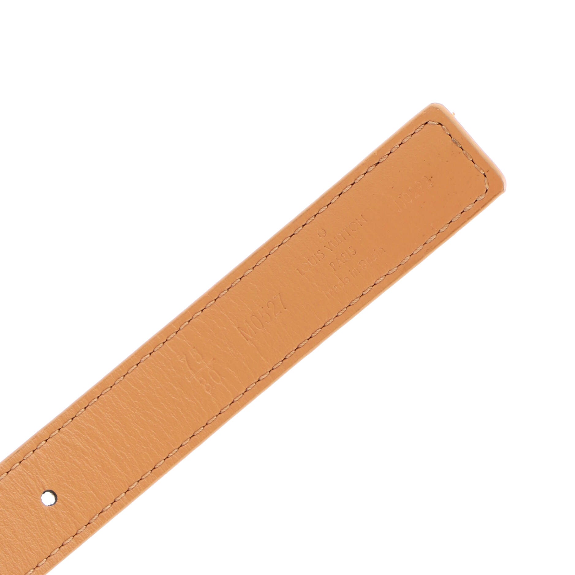 LV Initiales Reversible Belt Monogram Canvas and Leather Medium 75