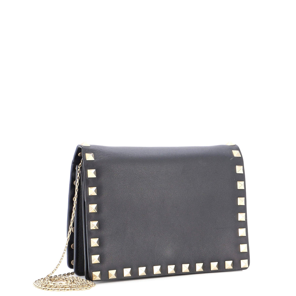 Rockstud Pouch Crossbody Bag Leather Mini