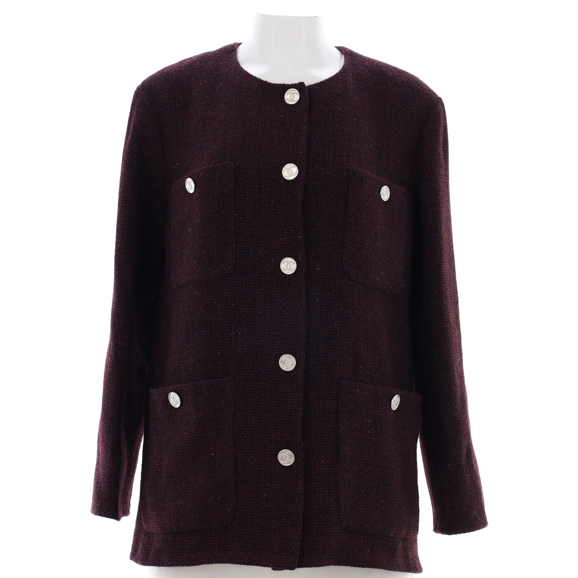 Women's CC Button Four Pocket Jacket Tweed