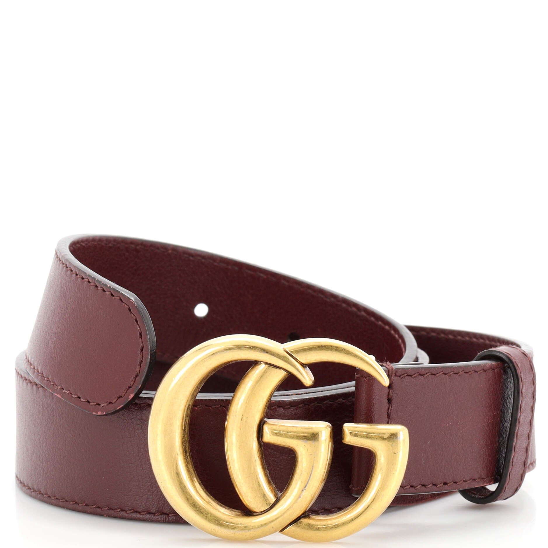 GG Marmont Belt Leather Medium 75