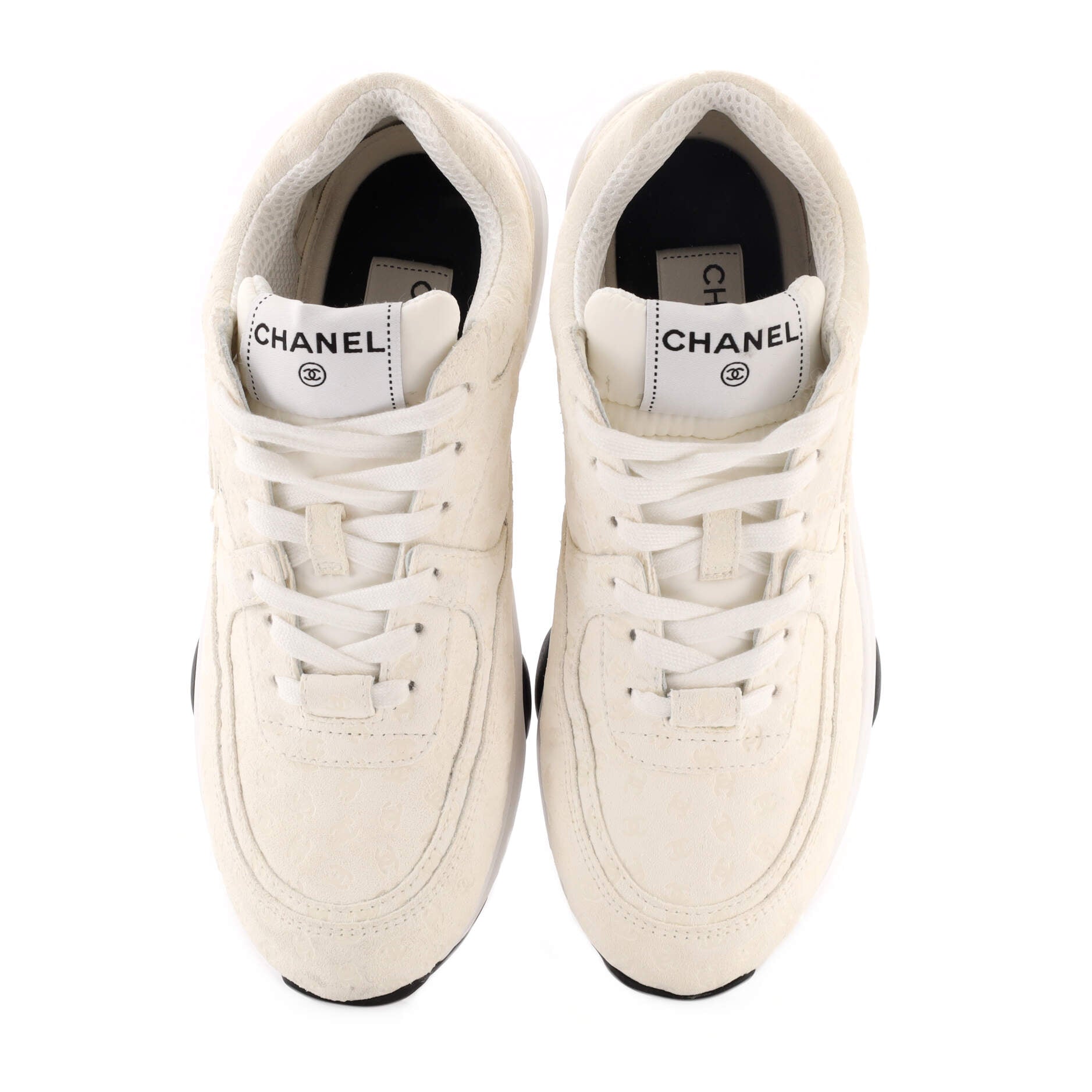 Women's CC All Over Print Low-Top Sneakers Suede