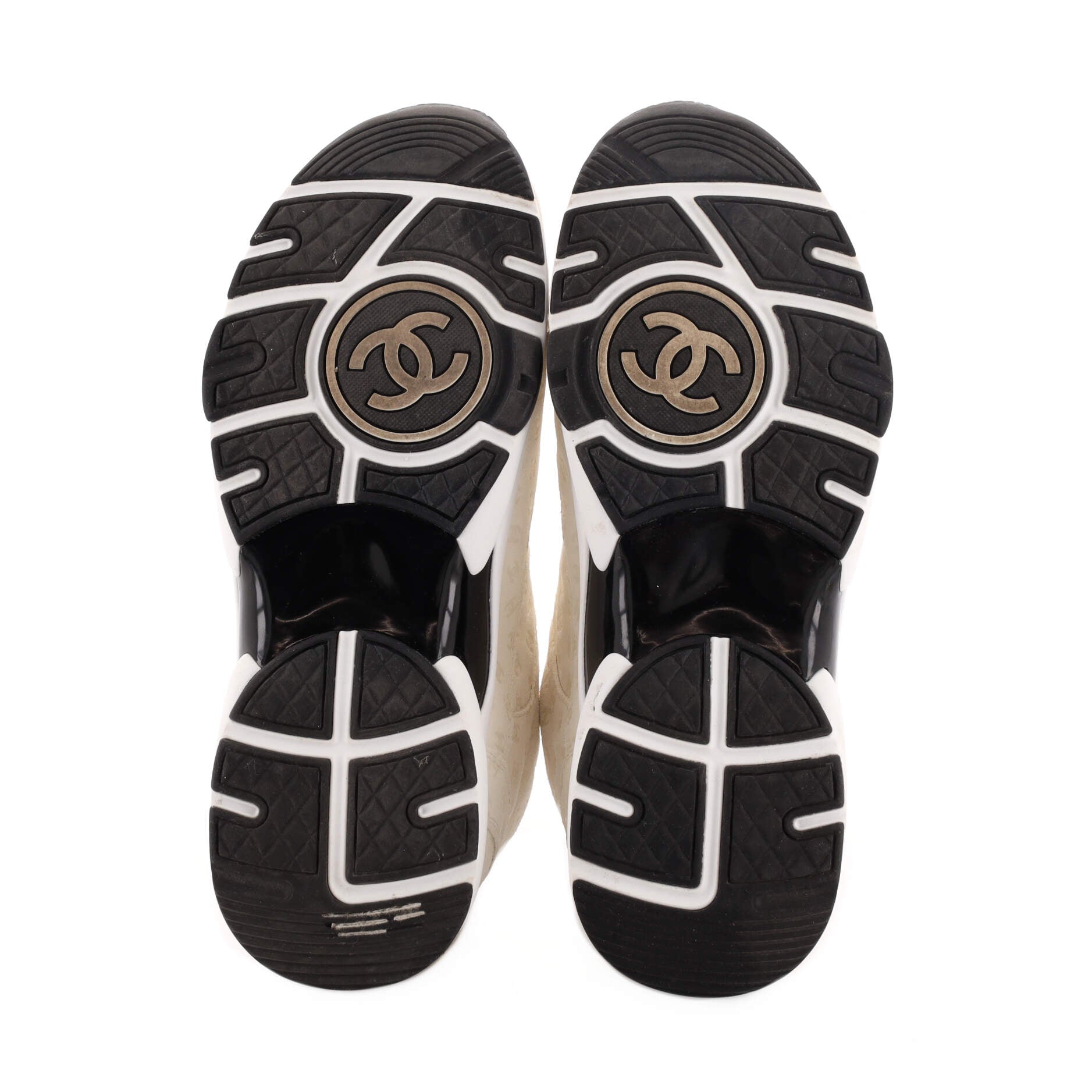 Women's CC All Over Print Low-Top Sneakers Suede