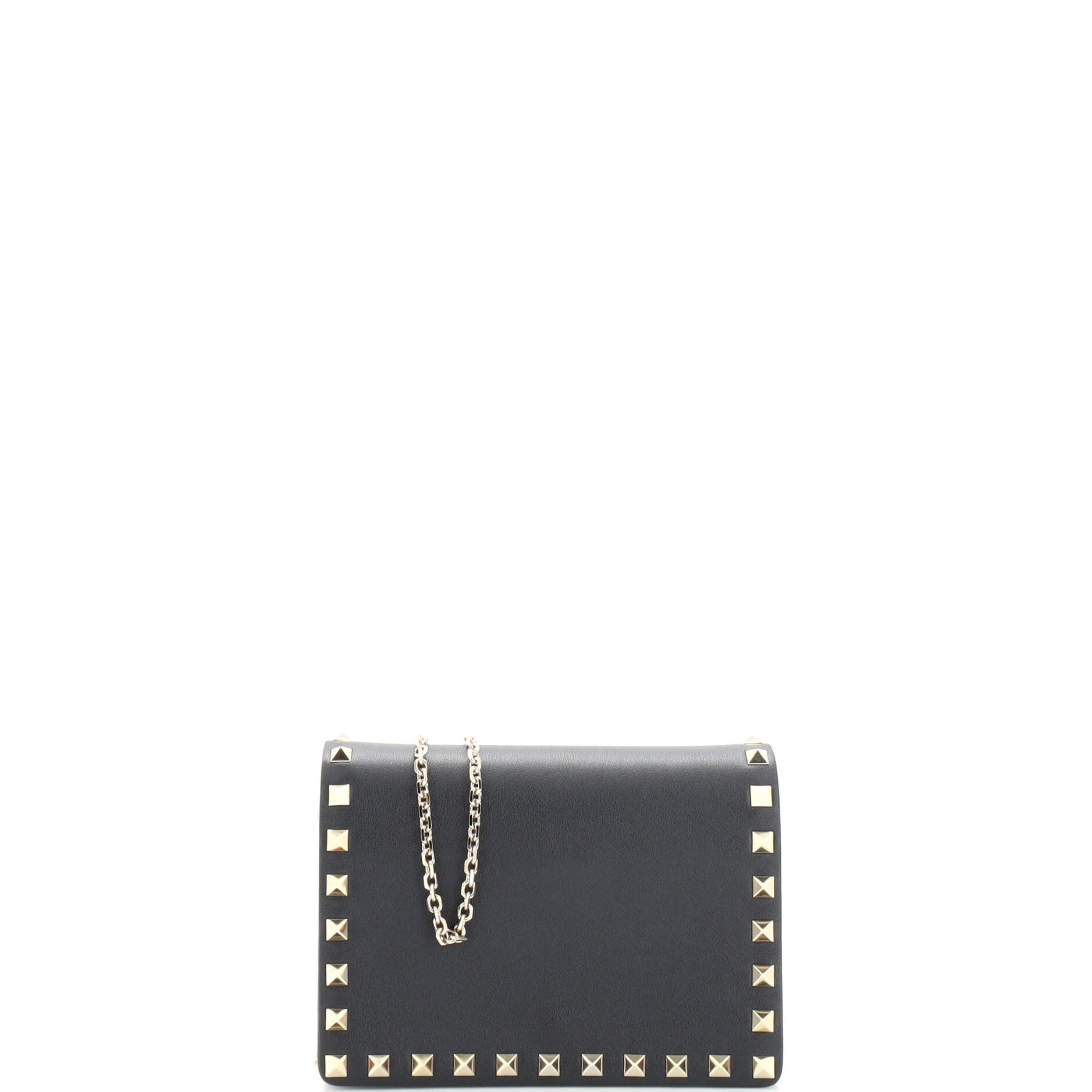 Rockstud Pouch Crossbody Bag Leather Mini