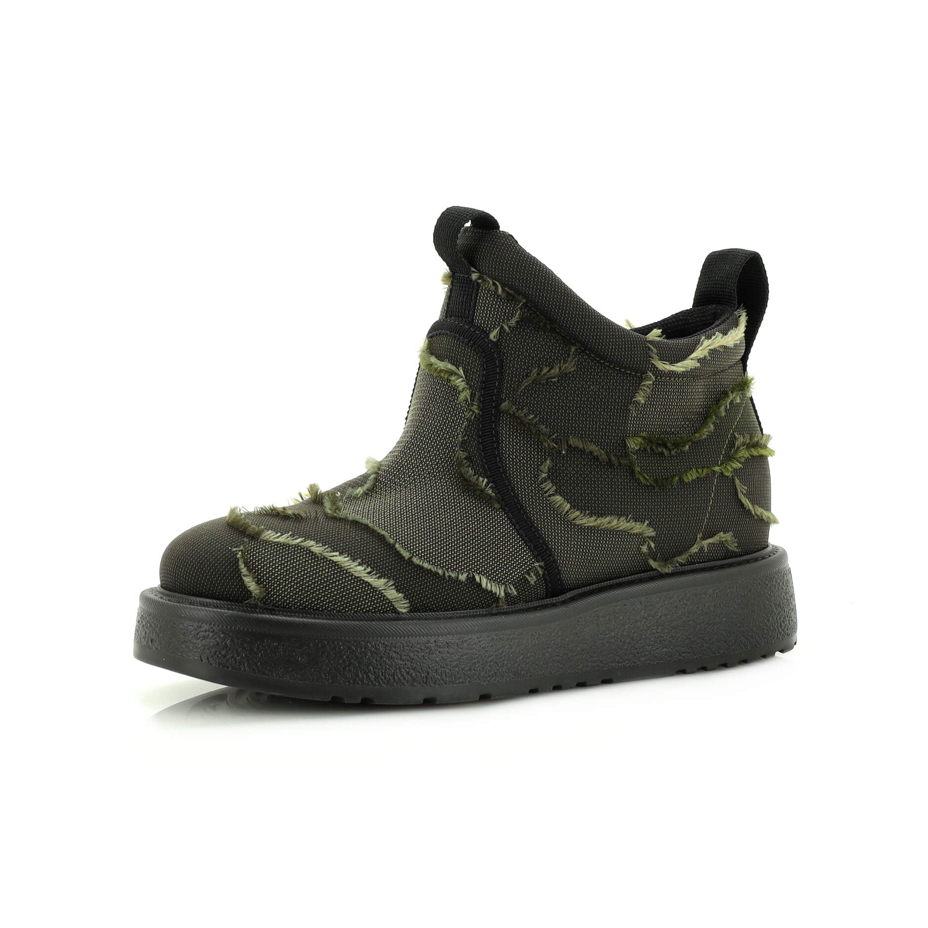 Women's Nomad-D Ankle Boots Camouflage Embroidered Canvas