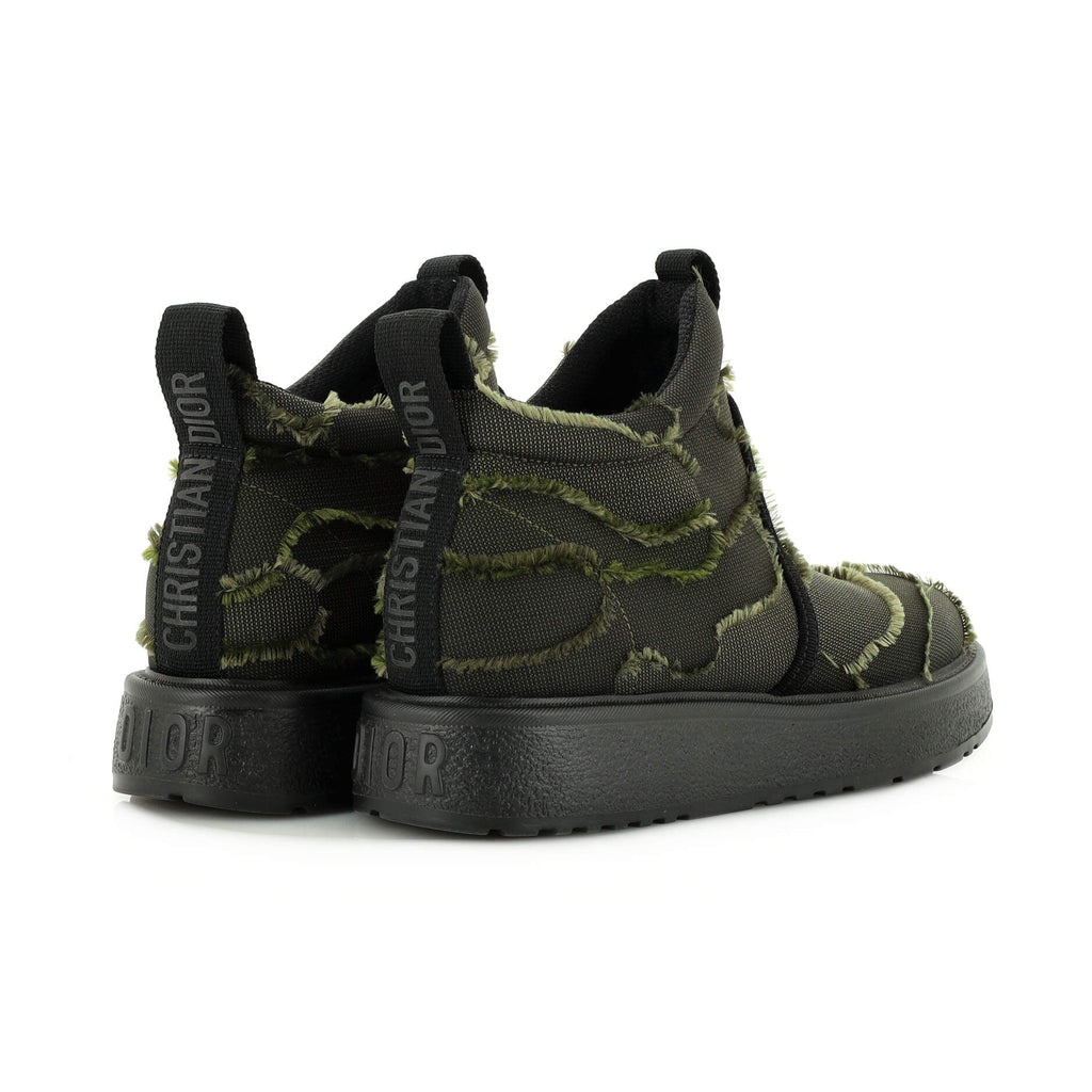Women's Nomad-D Ankle Boots Camouflage Embroidered Canvas