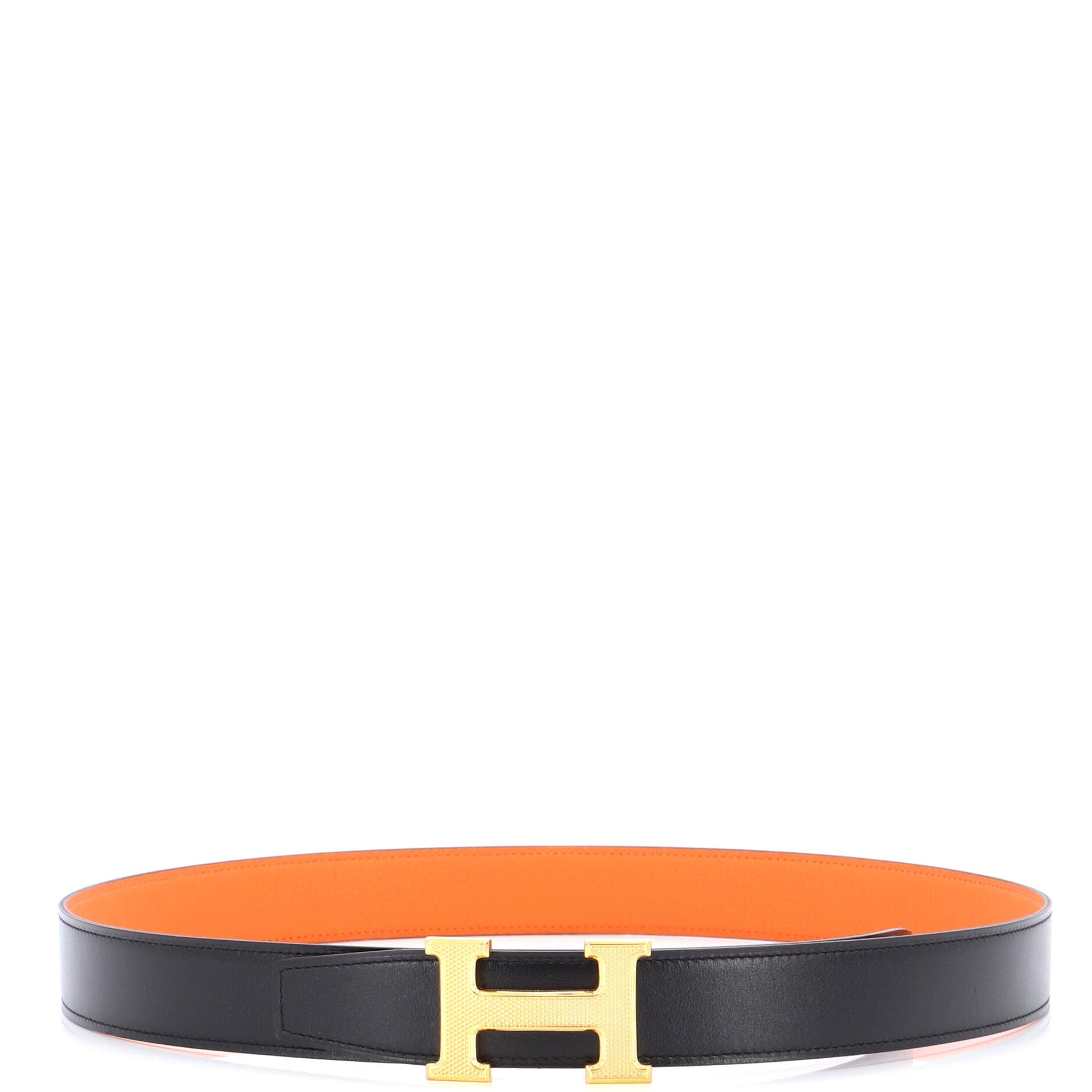 Constance Reversible Belt Leather with Guilloche Hardware Medium 100