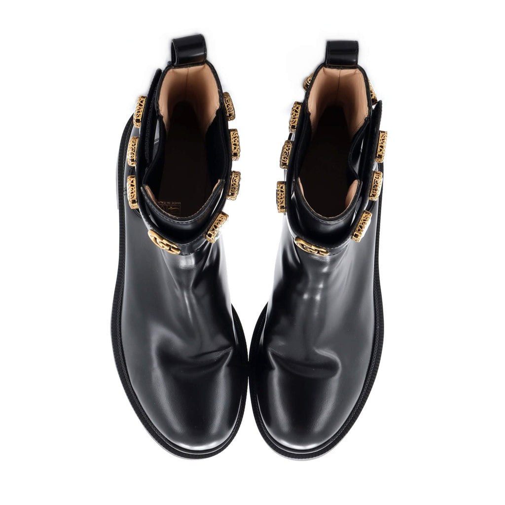 Women's Trip Boots Embellished Leather