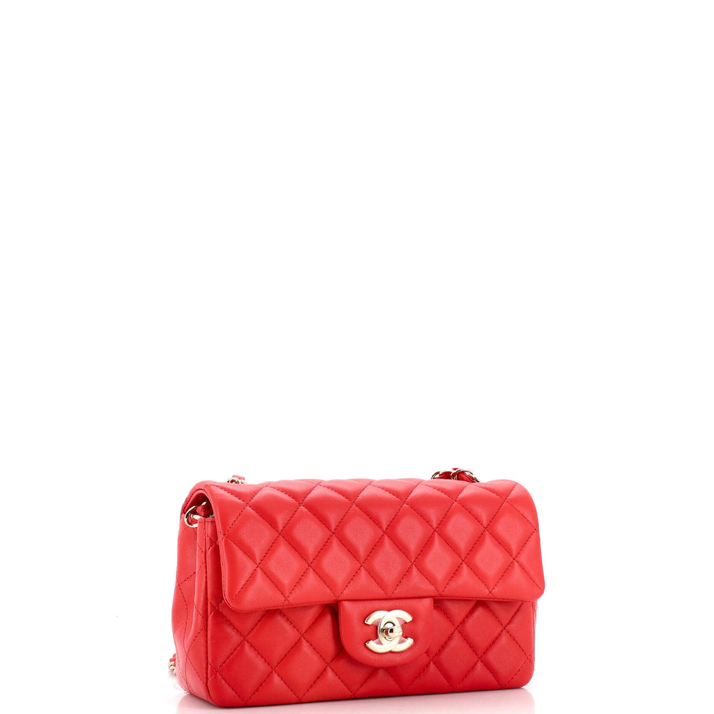 Classic Single Flap Bag Quilted Lambskin Mini