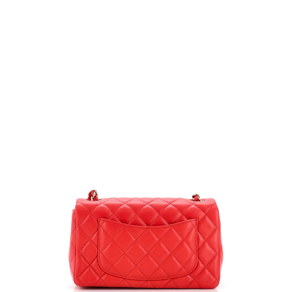 Classic Single Flap Bag Quilted Lambskin Mini
