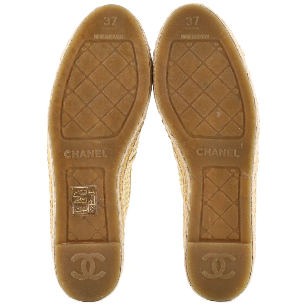 Women's CC Cap Toe Espadrilles Woven Mesh