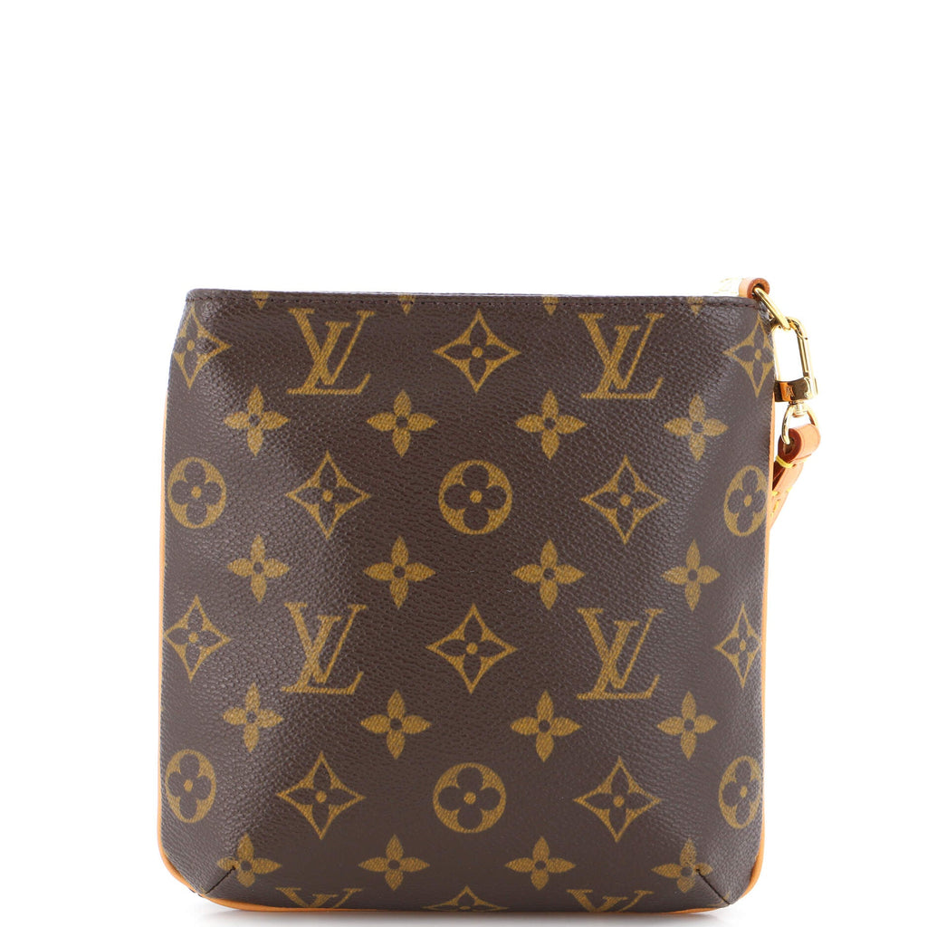 Partition Wristlet Clutch Monogram Canvas