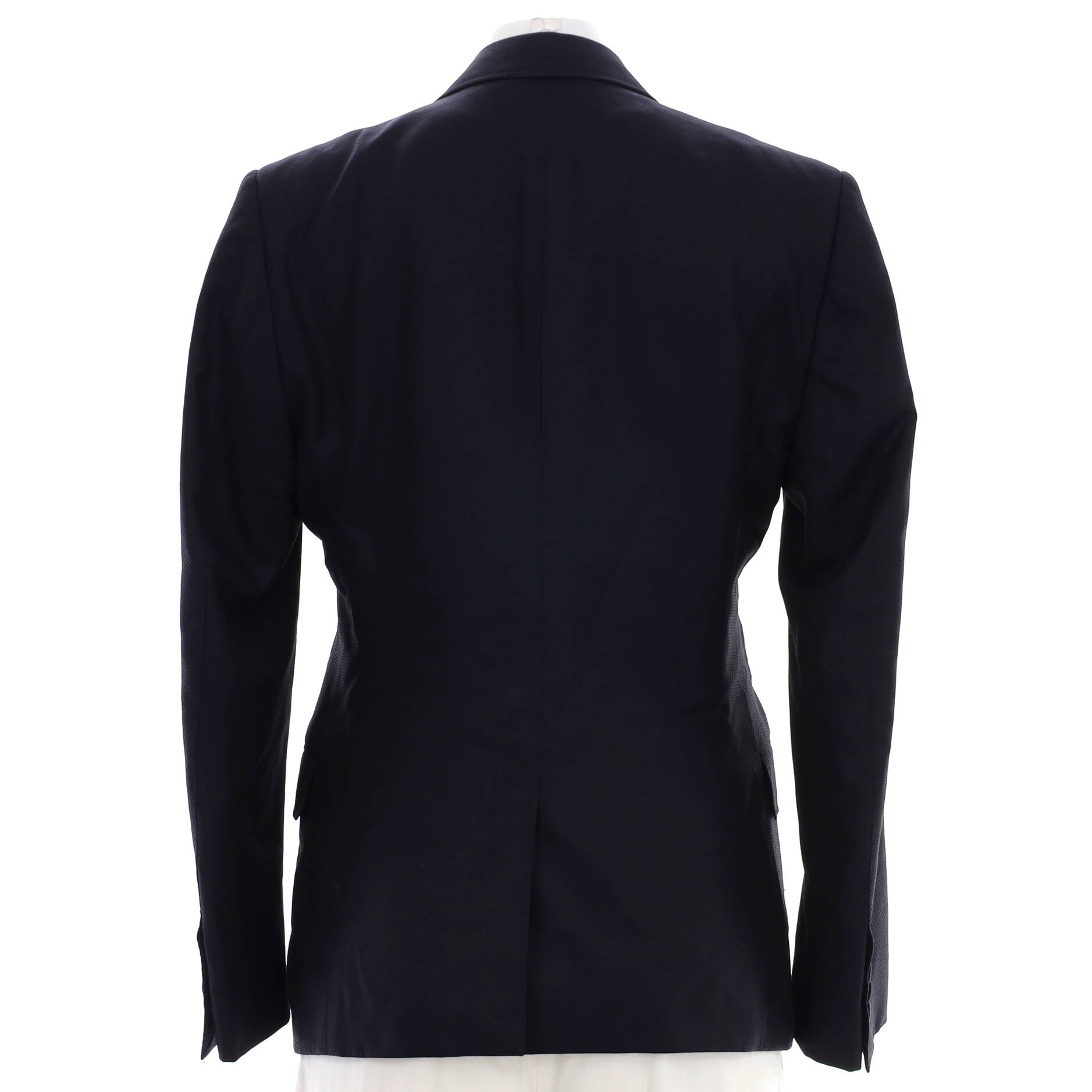 Men's Button Up Blazer Wool and Silk