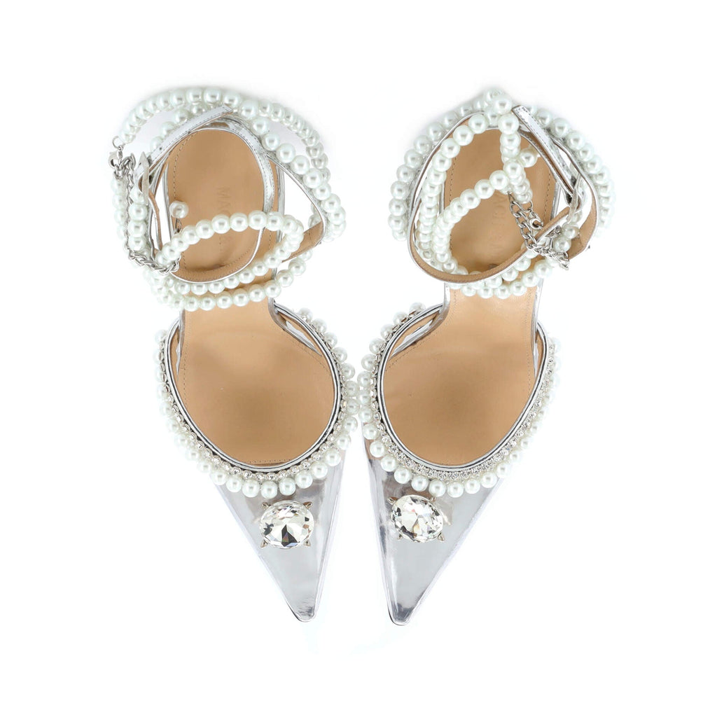 Women's Diamond of Elizabeth Ankle Strap Pumps PVC 110
