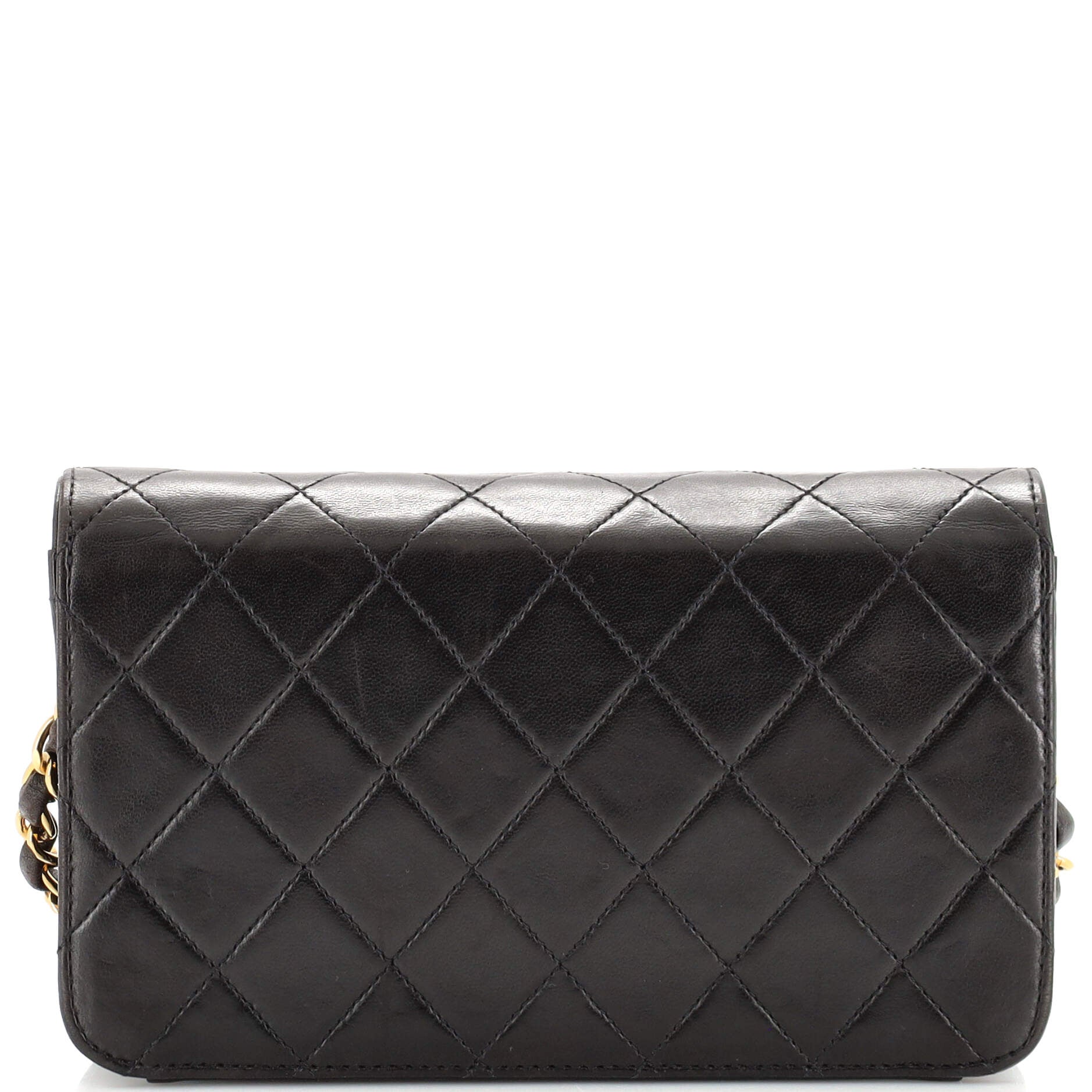 Vintage Full Flap Bag Quilted Lambskin Mini