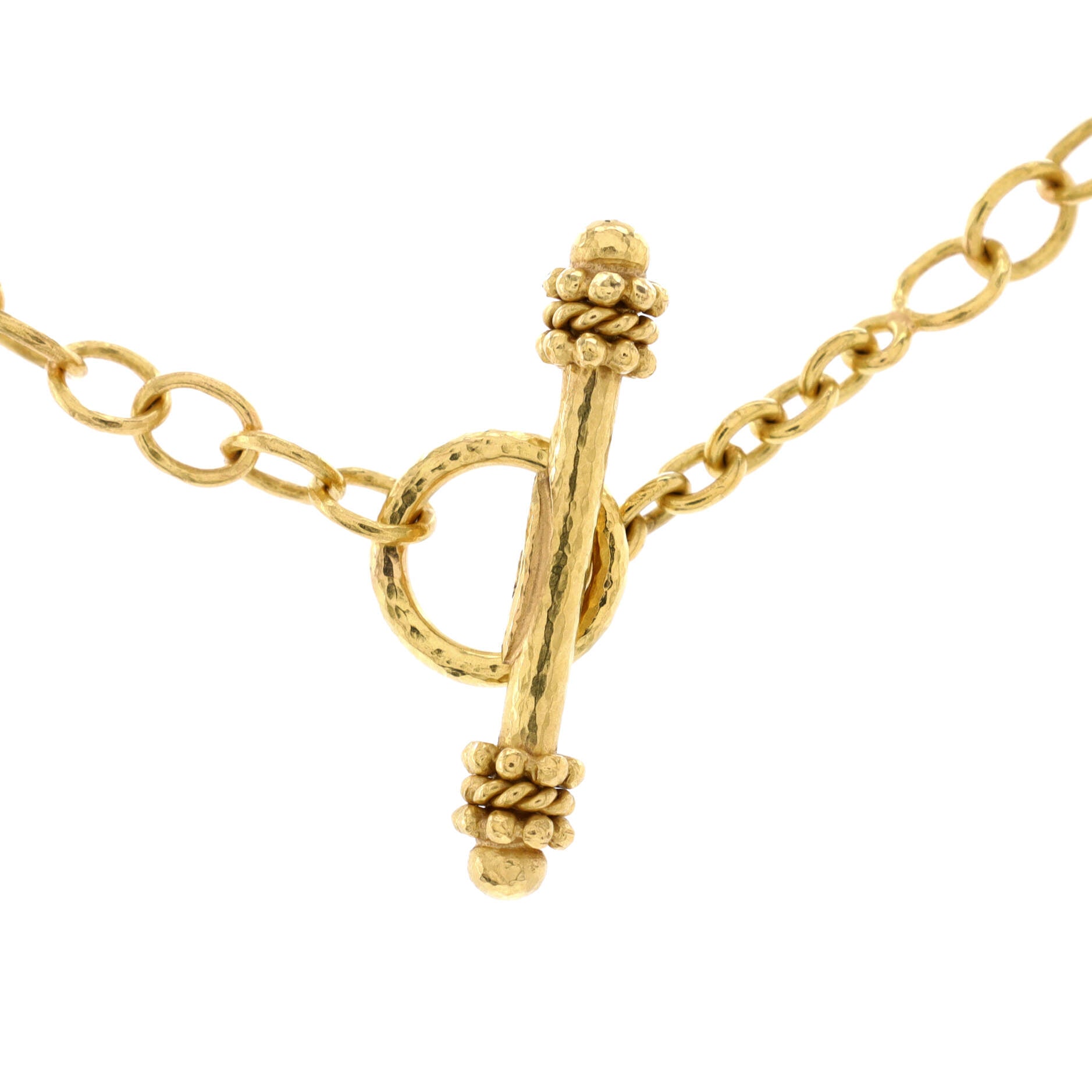Tiny Volterra Link Necklace 19K Yellow Gold