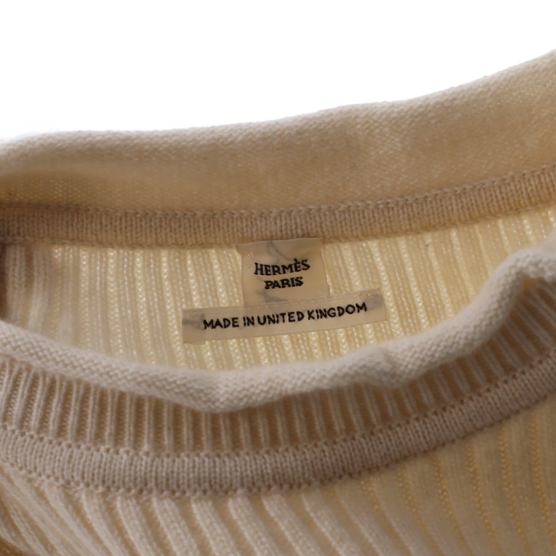Women's H Short Sleeve Crewneck Sweater Cashmere