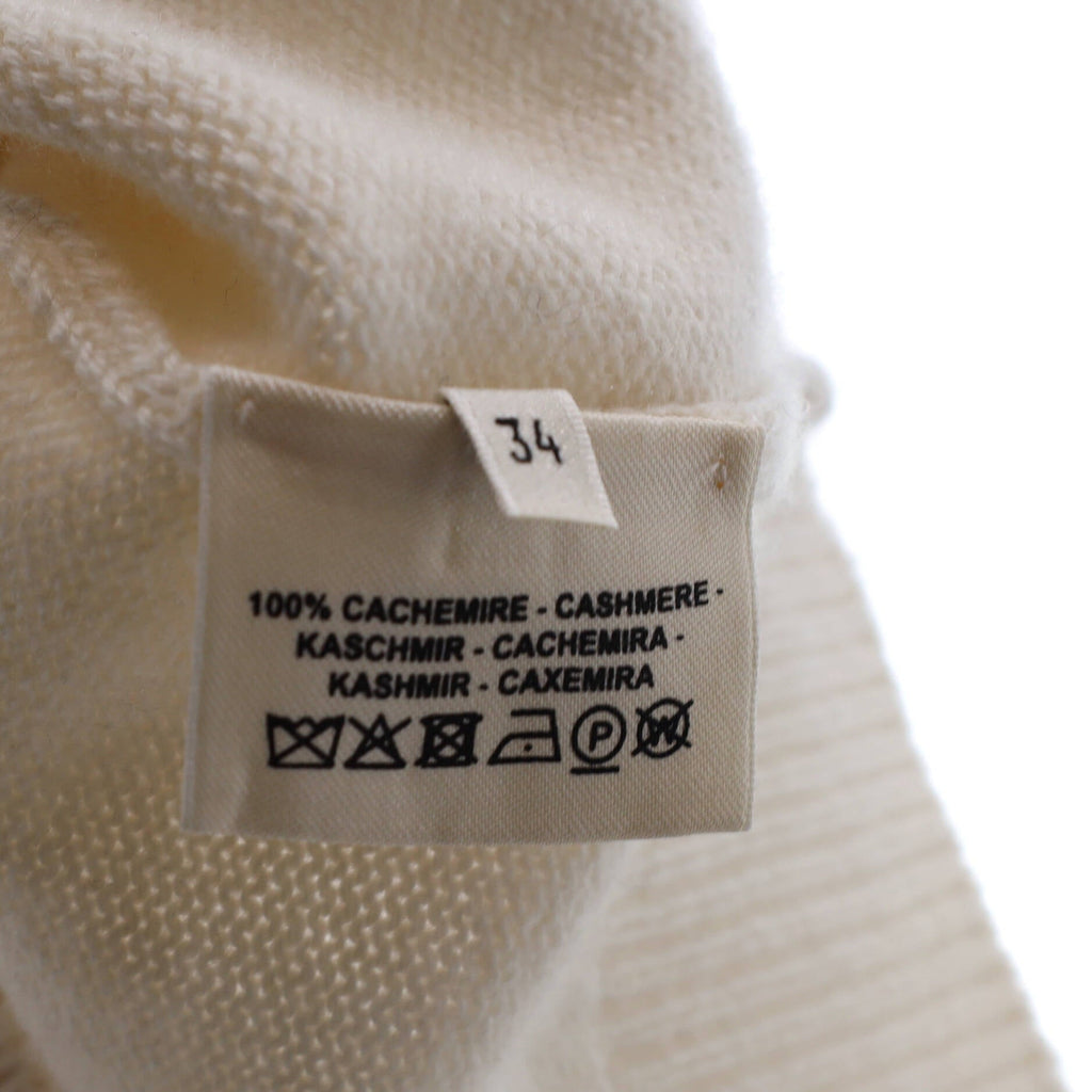 Women's H Short Sleeve Crewneck Sweater Cashmere
