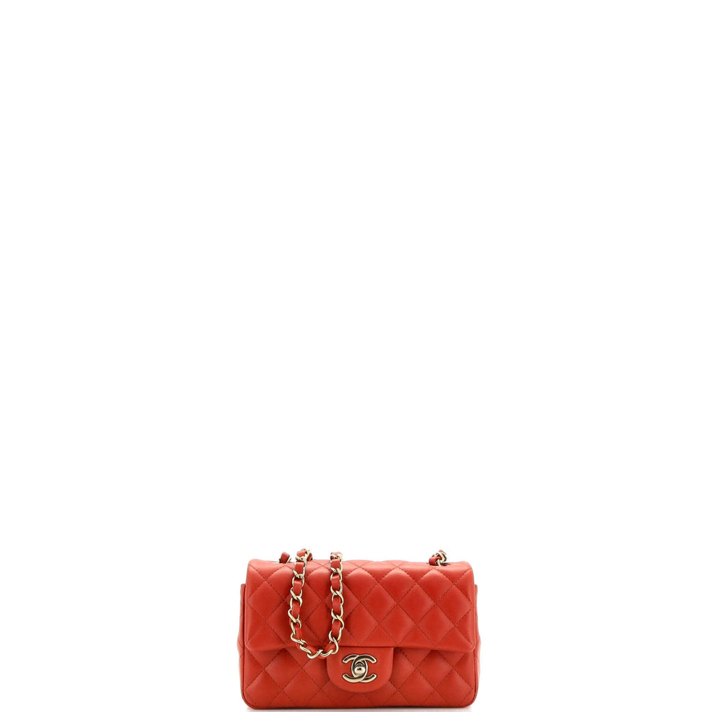 Classic Single Flap Bag Quilted Lambskin Mini