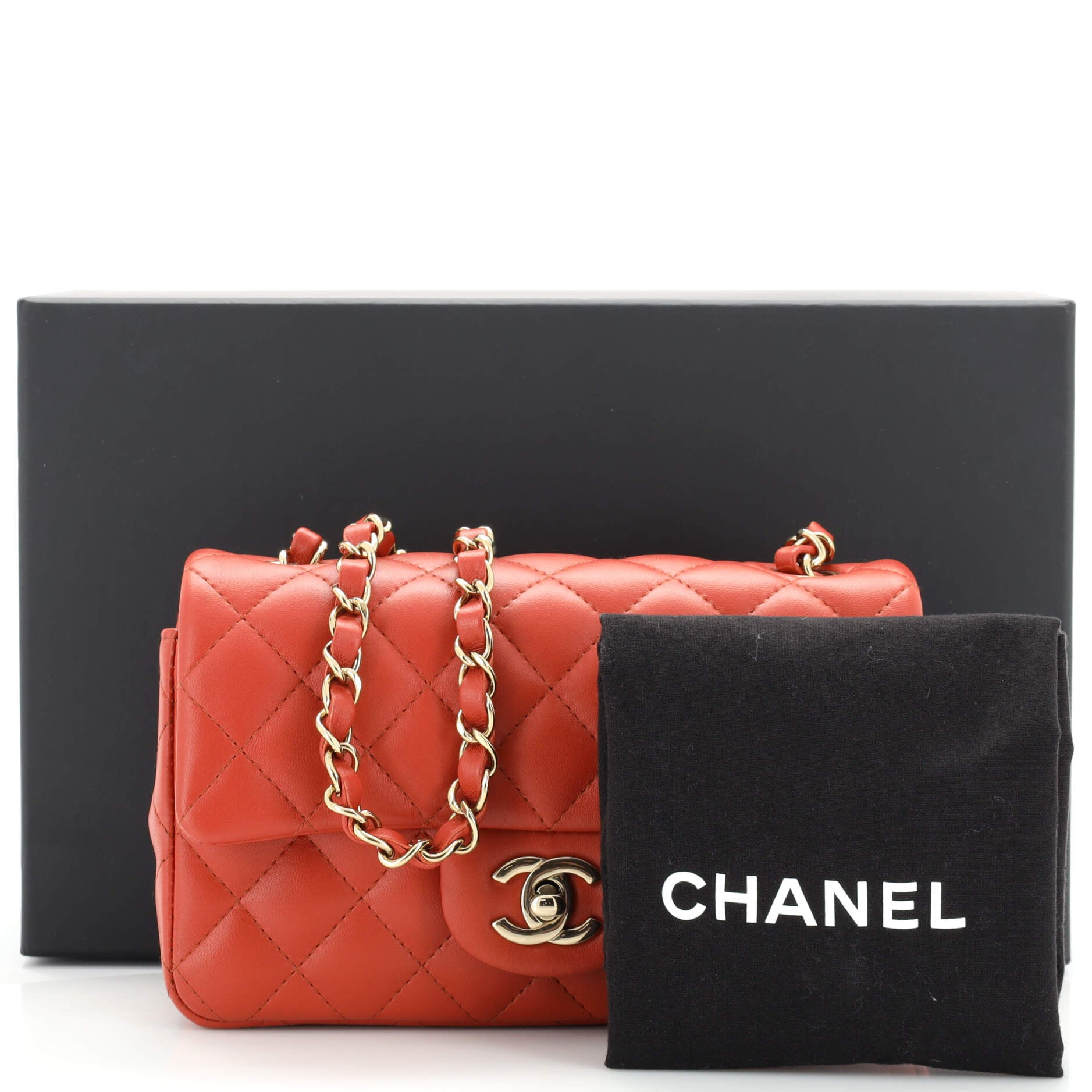 Classic Single Flap Bag Quilted Lambskin Mini
